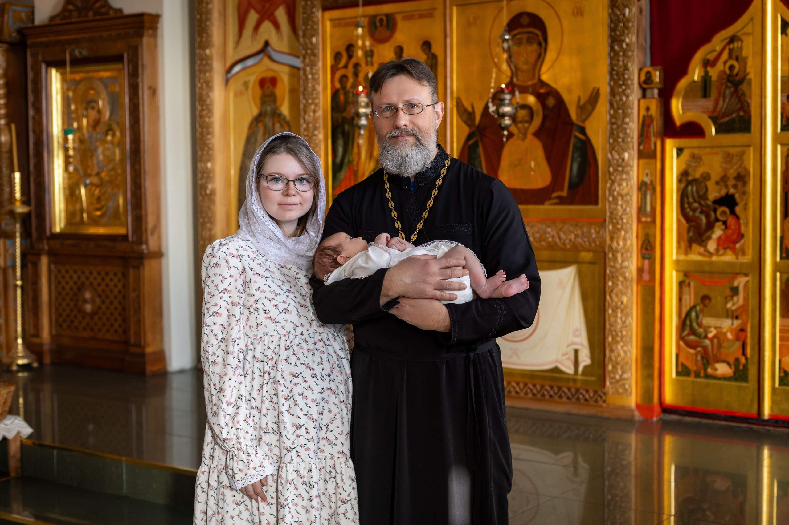 Крещение Милании. Семейный и детский фотограф Анна Петракова