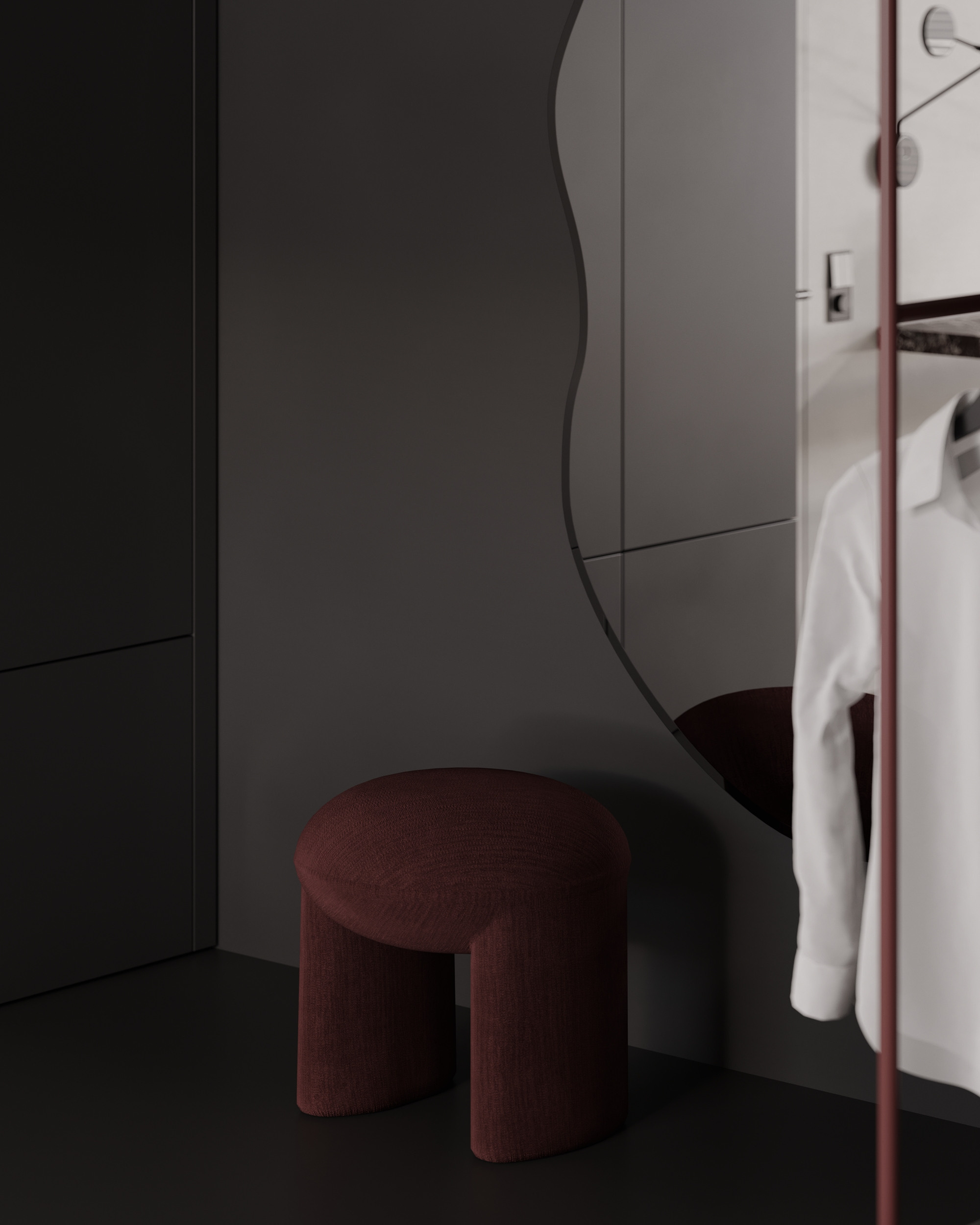 Мастер — спальня в проекте в Осло. Студия интерьерной визуализации tmshkn.vis