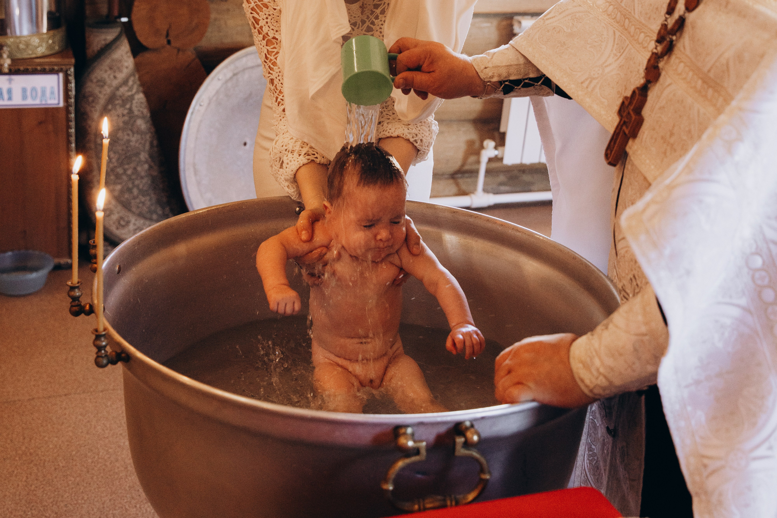 Крещение Даши и Маши. Семейный фотограф документалист в Пензе Лопатинская Татья