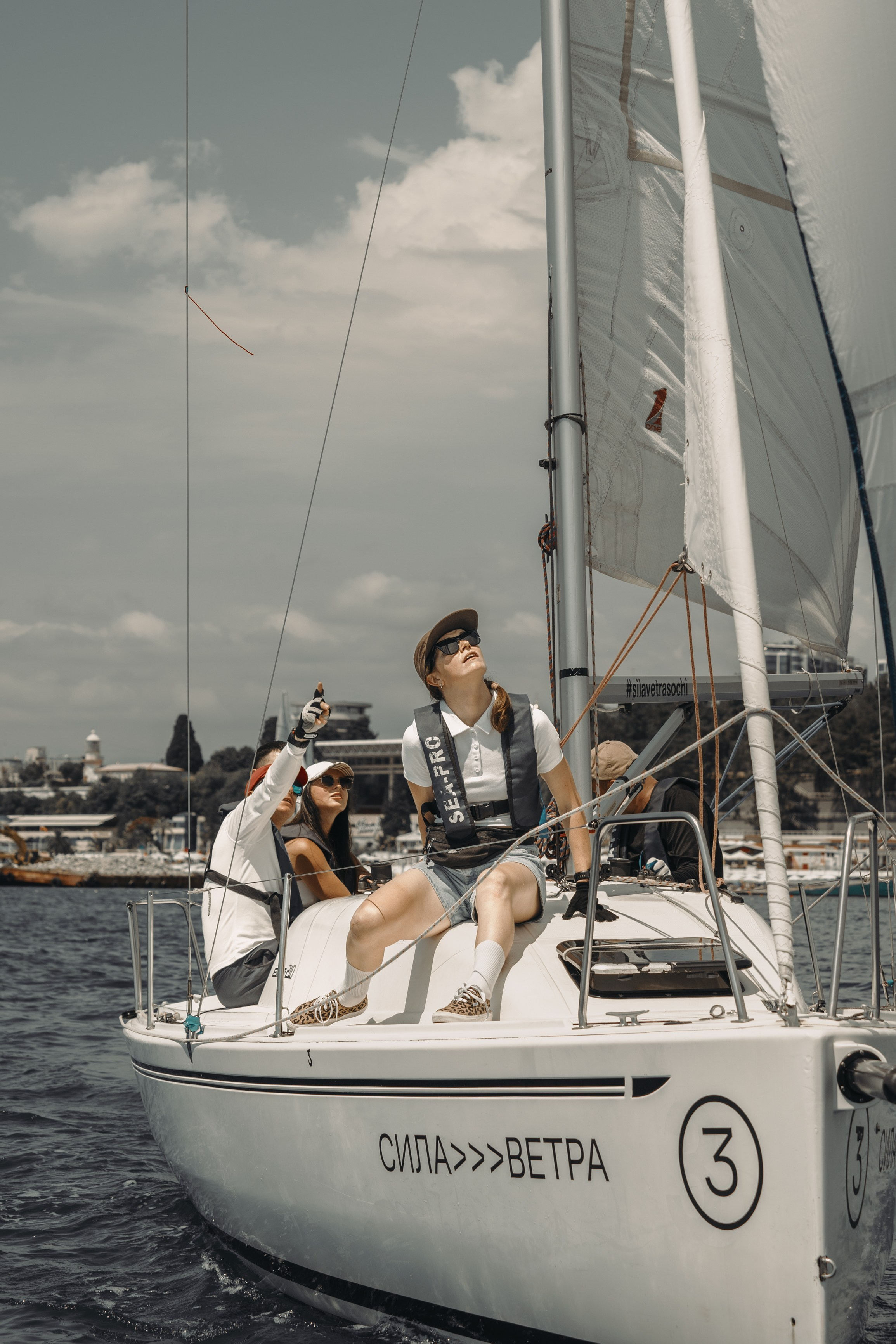 Фотосессия на регате любителей спортсменов 