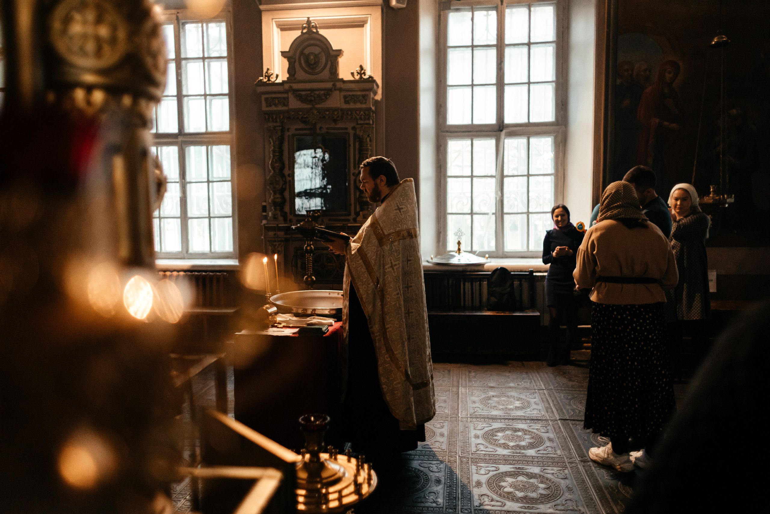 Съёмка таинство крещения. Свадебный фотограф в Москве