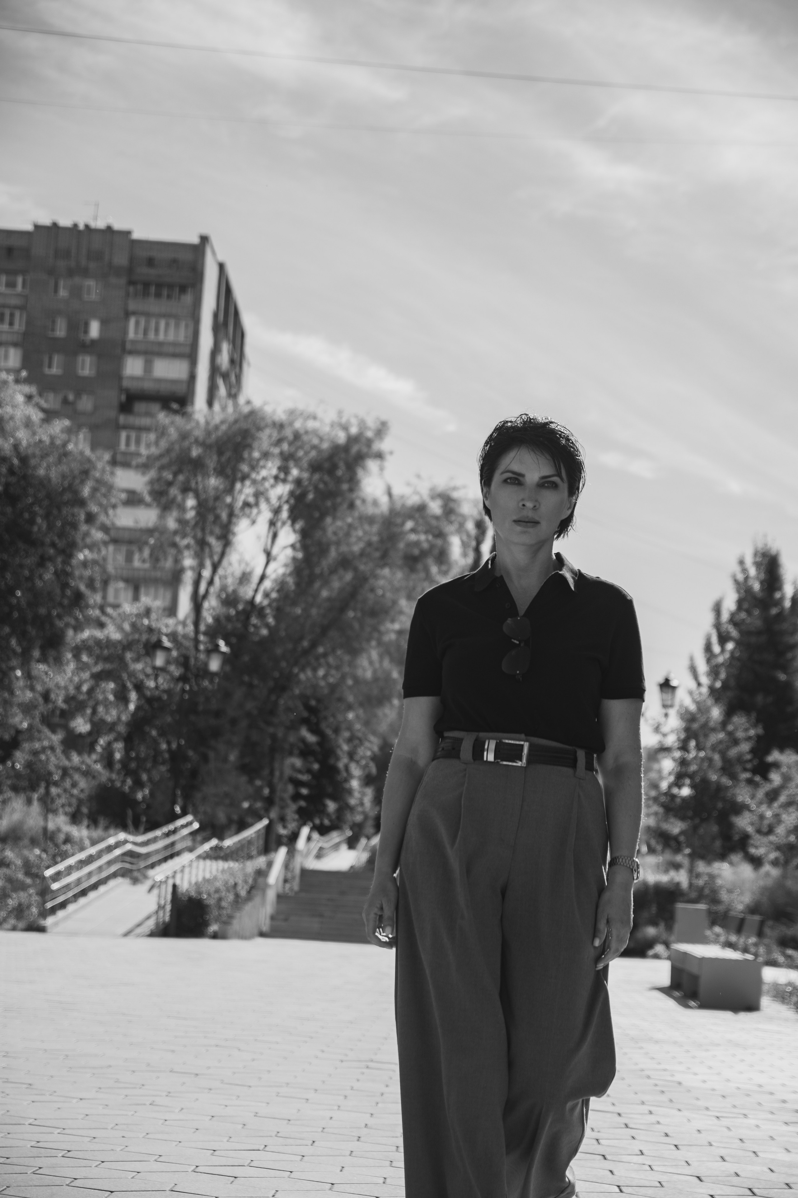 Женская фотосессия на набережной в Самаре