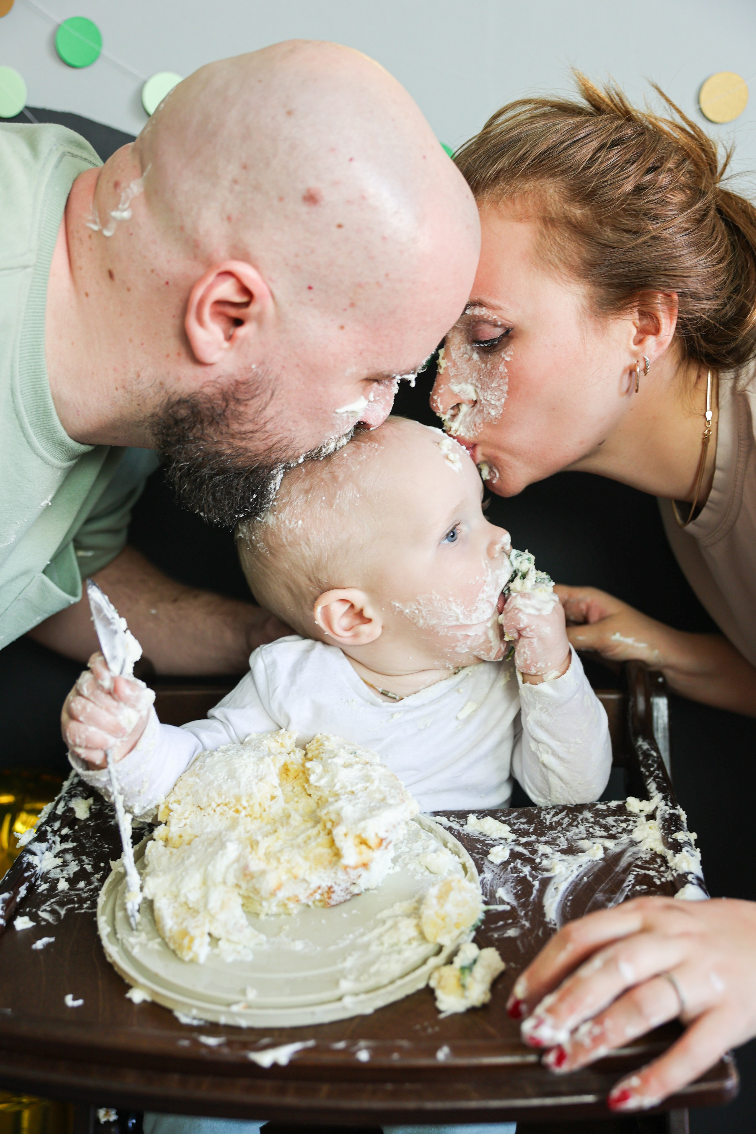 Ванечка и краш-торт. Оксана Ромашкина- семейный и ньюборн фотограф из Москвы