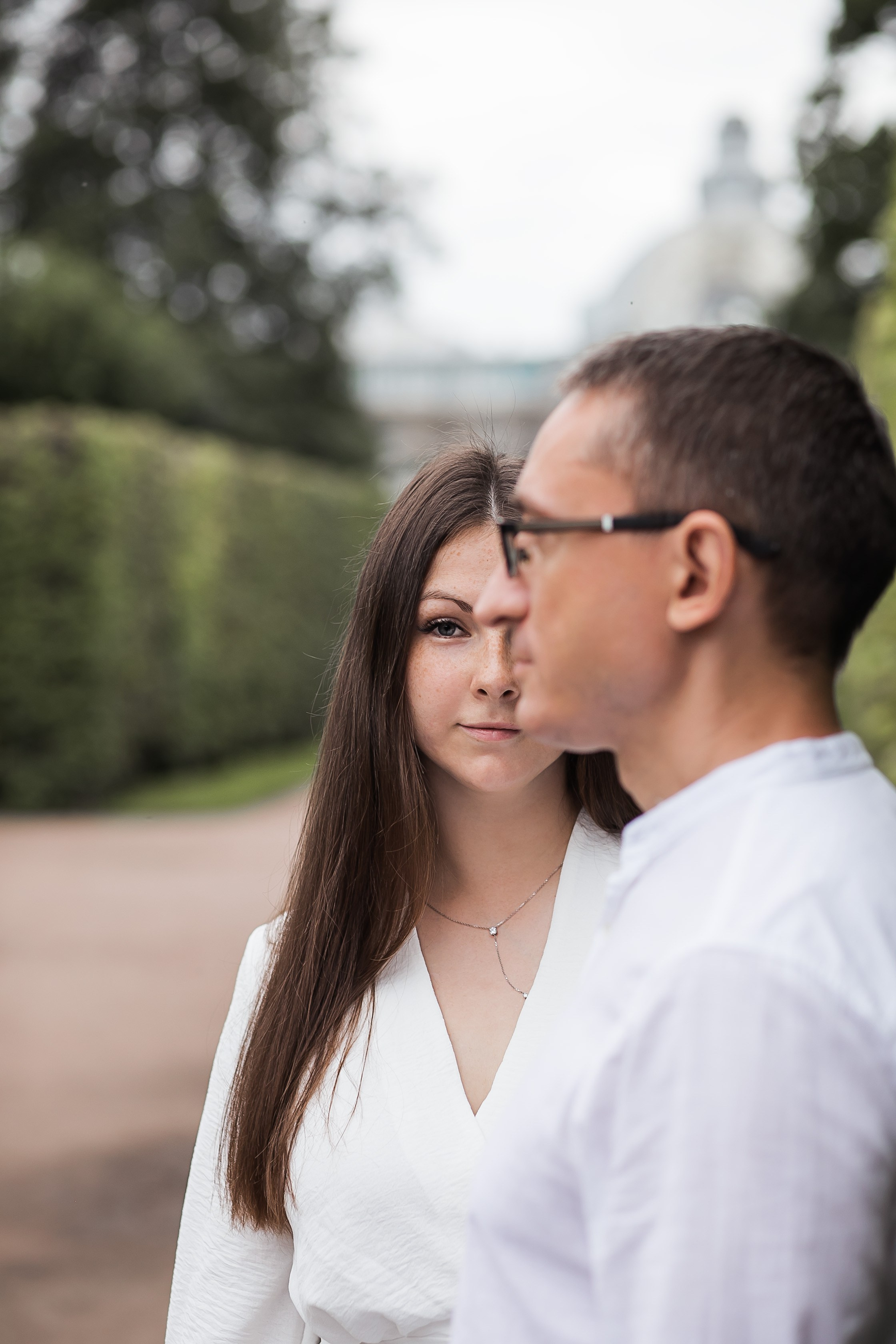 Вероника и Александр. Прогулка в Екатерининском парке. Свадебный и семейный фотограф в Колпино и СПб Юлия Папанова