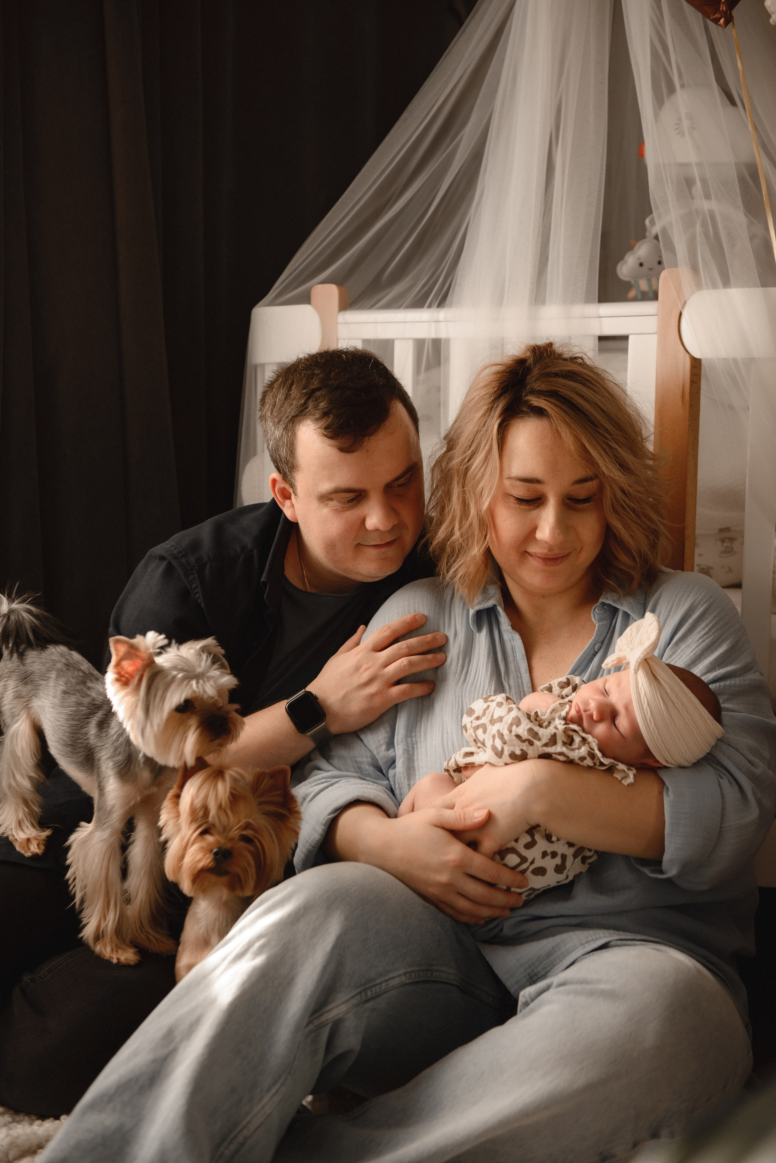 Первый месяц малышки Василисы. Семейный фотограф в г. Ставрополь, Сорокина Мария