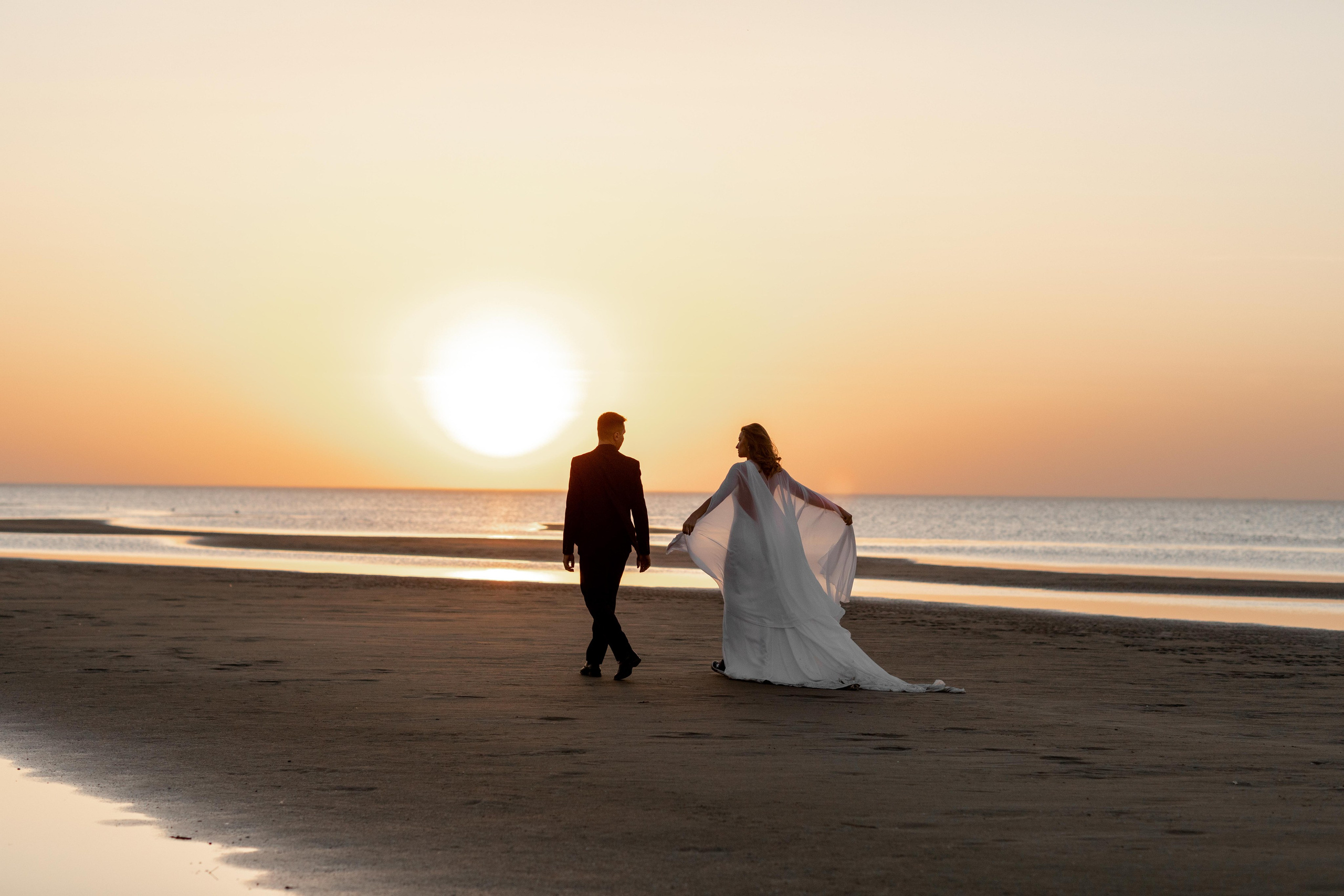 На берегу моря. Свадебный фотограф в Москве Топтыгин Иван