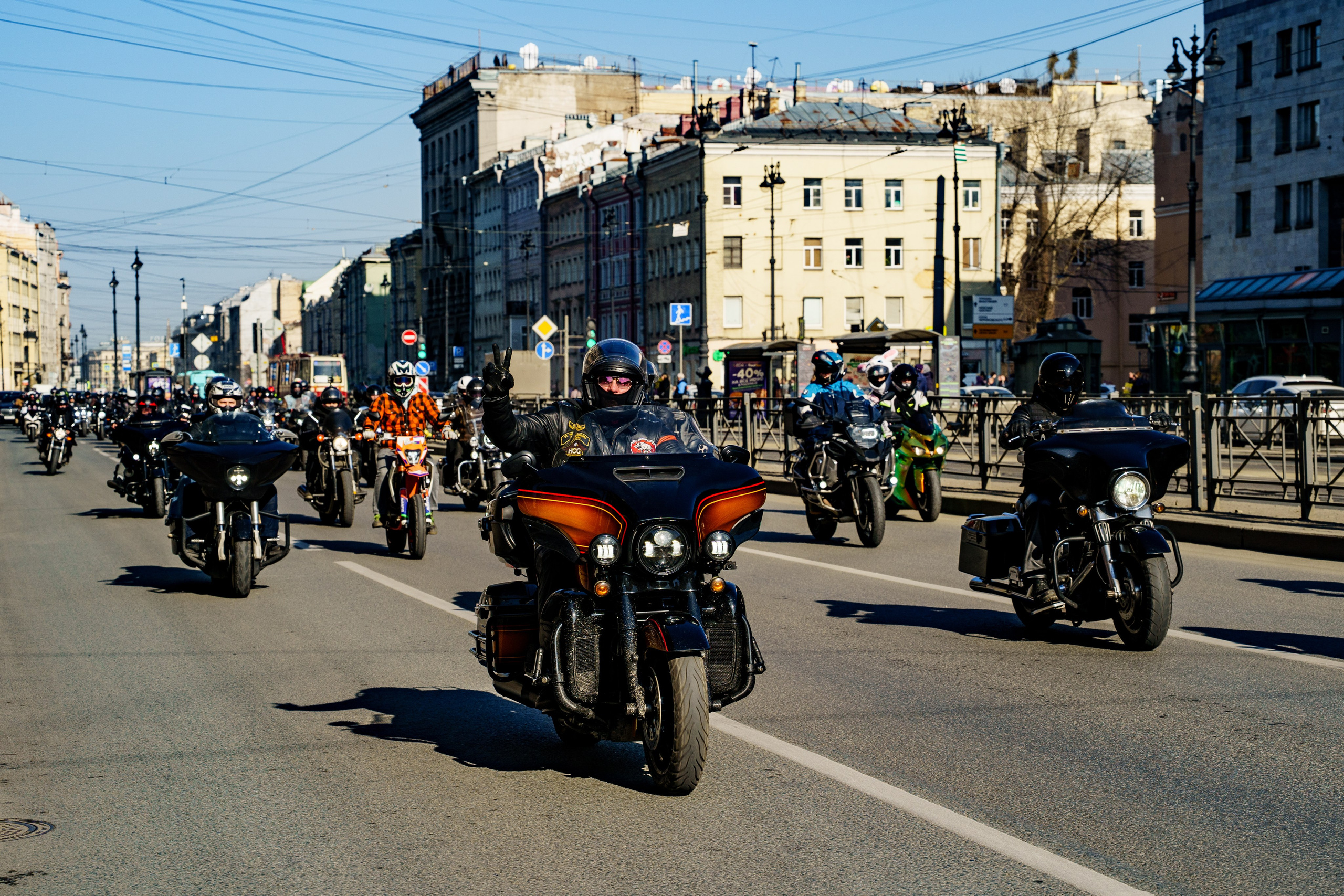 Прохват мотоклуба Norman Riders ч.1. Концертный и репортажный фотограф в Санкт-Петербурге Слава Пахомов