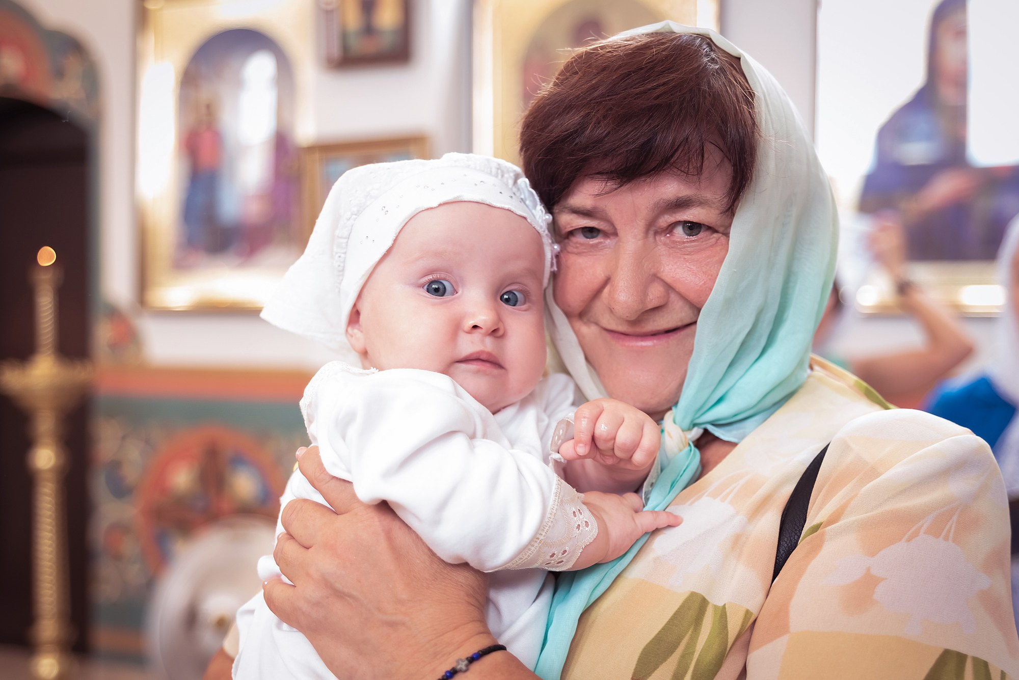 Фотосъемка таинства Крещения в храме Краснодара