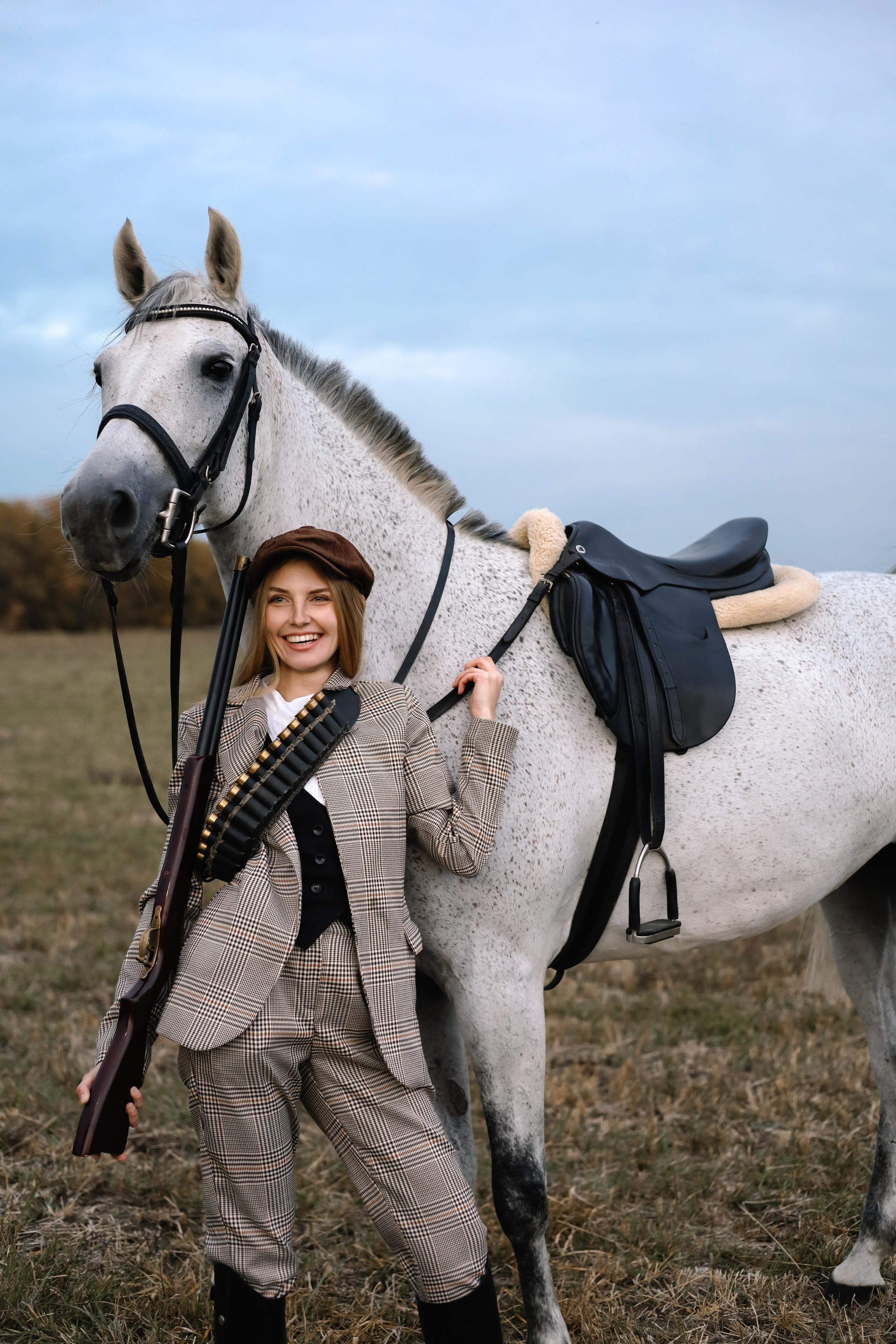 Фотопроект «Охота» с лошадью Куклой. Семейный и конный фотограф в Краснодарском крае и Адыгее