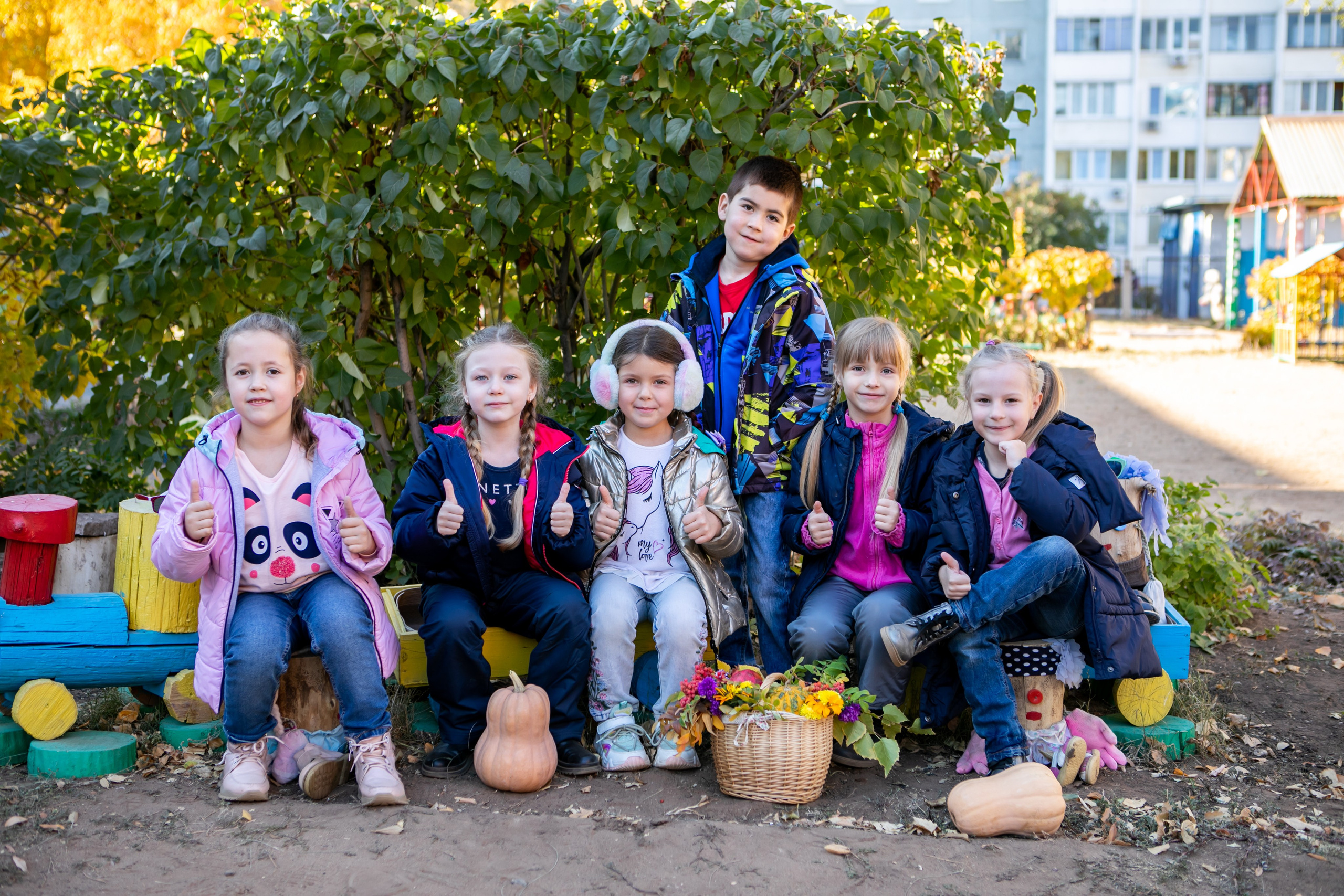 Съемка в детском саду. Выпускные фотокниги
