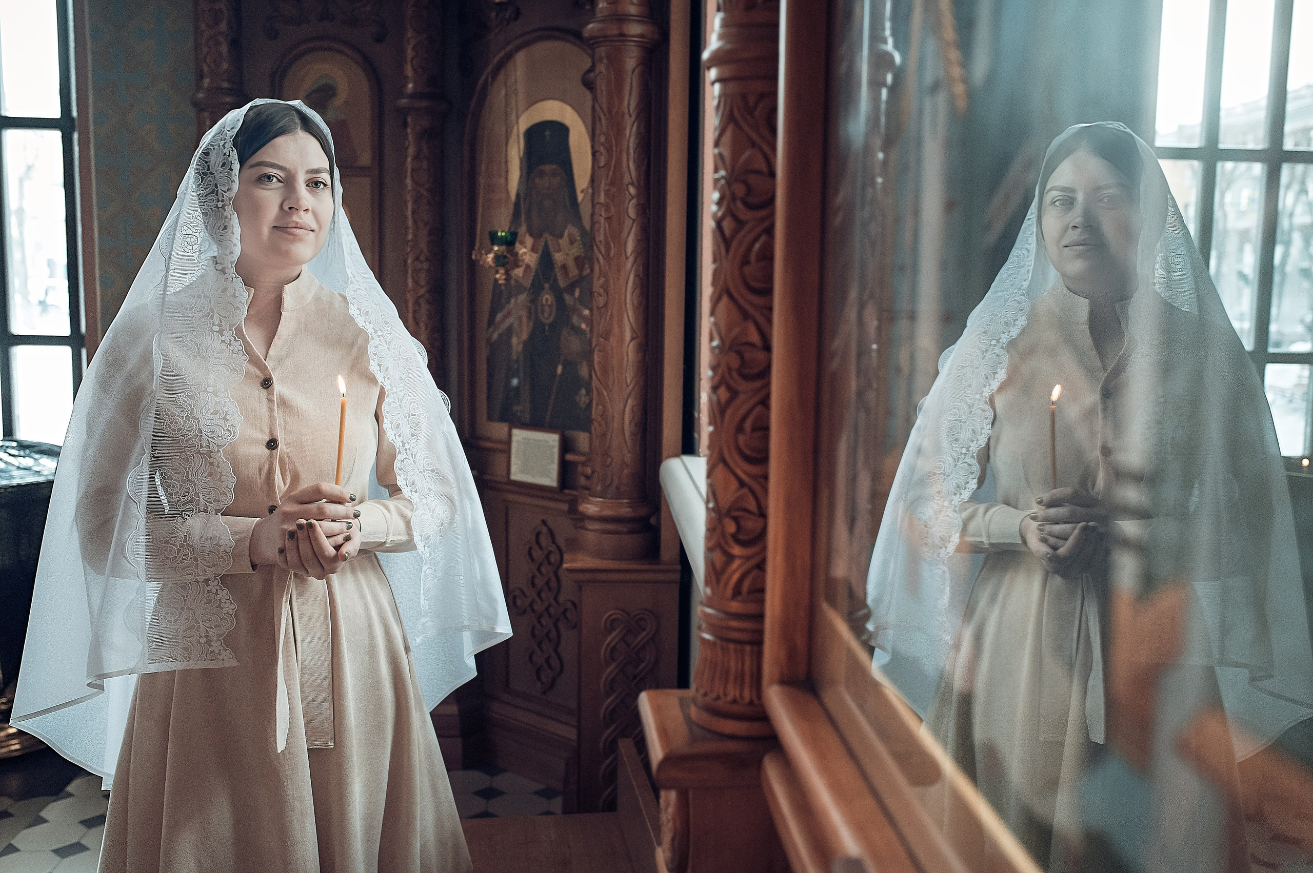 Крещение Ярослава в Храме Иоанна Предтечи. Фотографы крещения/венчания  Красноярск Татьяна и Вячеслав Переваловы