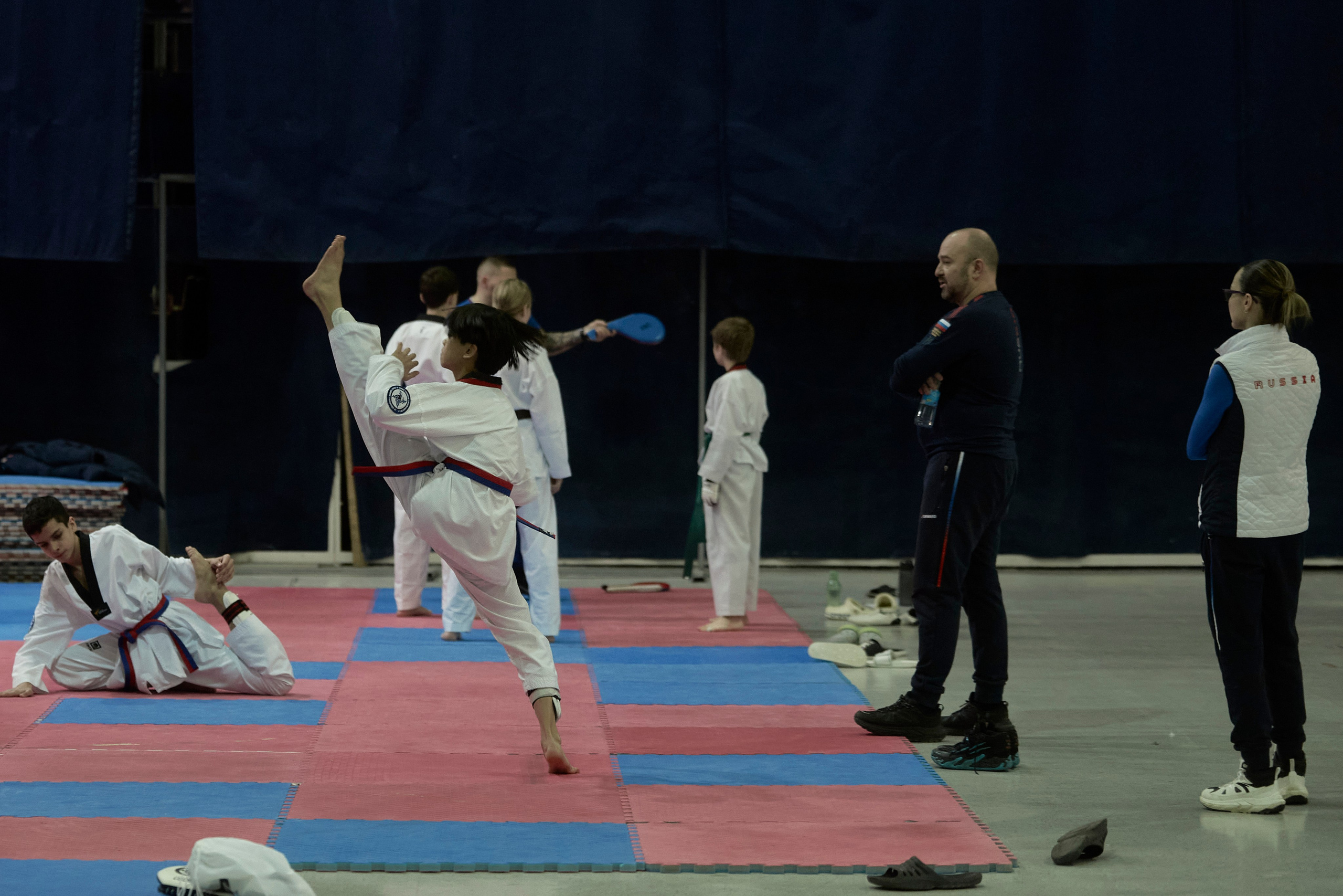 Taekwondo kids. Фотограф Наталья Леонова