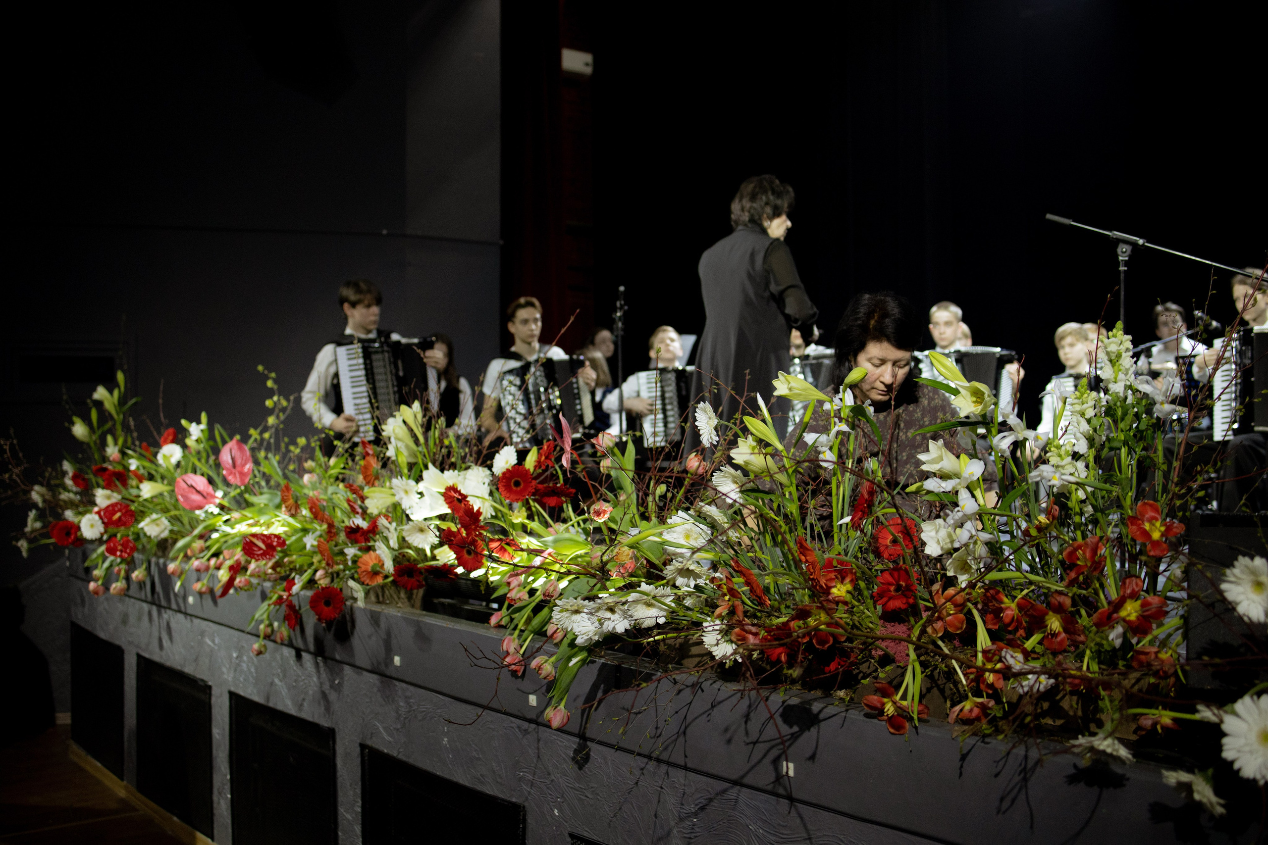 Оформление Отчетного концерта Музыкальной школы Глазунова. Оформление свадеб, декор свадеб Вера Маркова, Москва