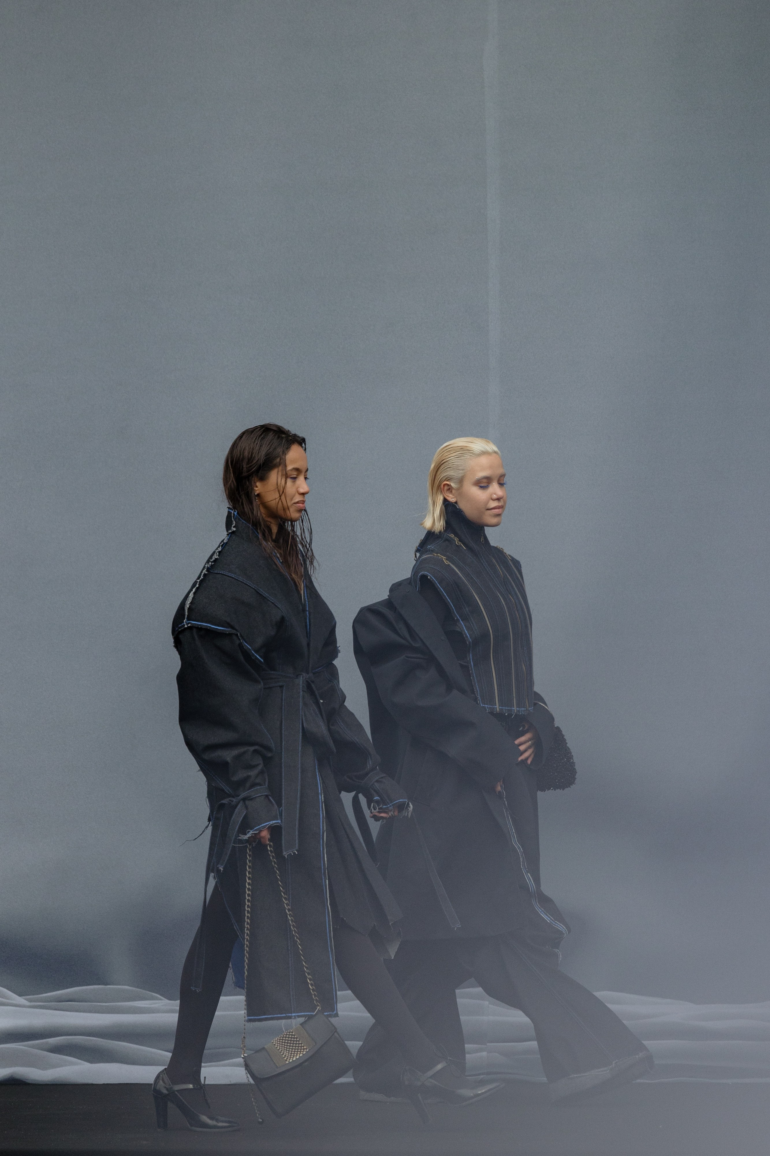 BALENCIAGA PFW WOMENSWEAR FALL-WINTER 24/25. Photographer in Milan Ivan Goncharov