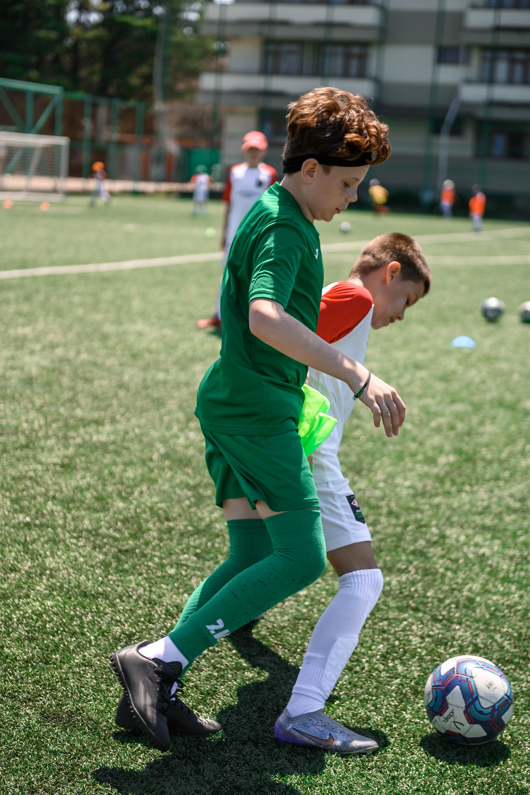 Детский лагерь футбольной школы Спартак. Свадебный и семейный фотограф София Невская