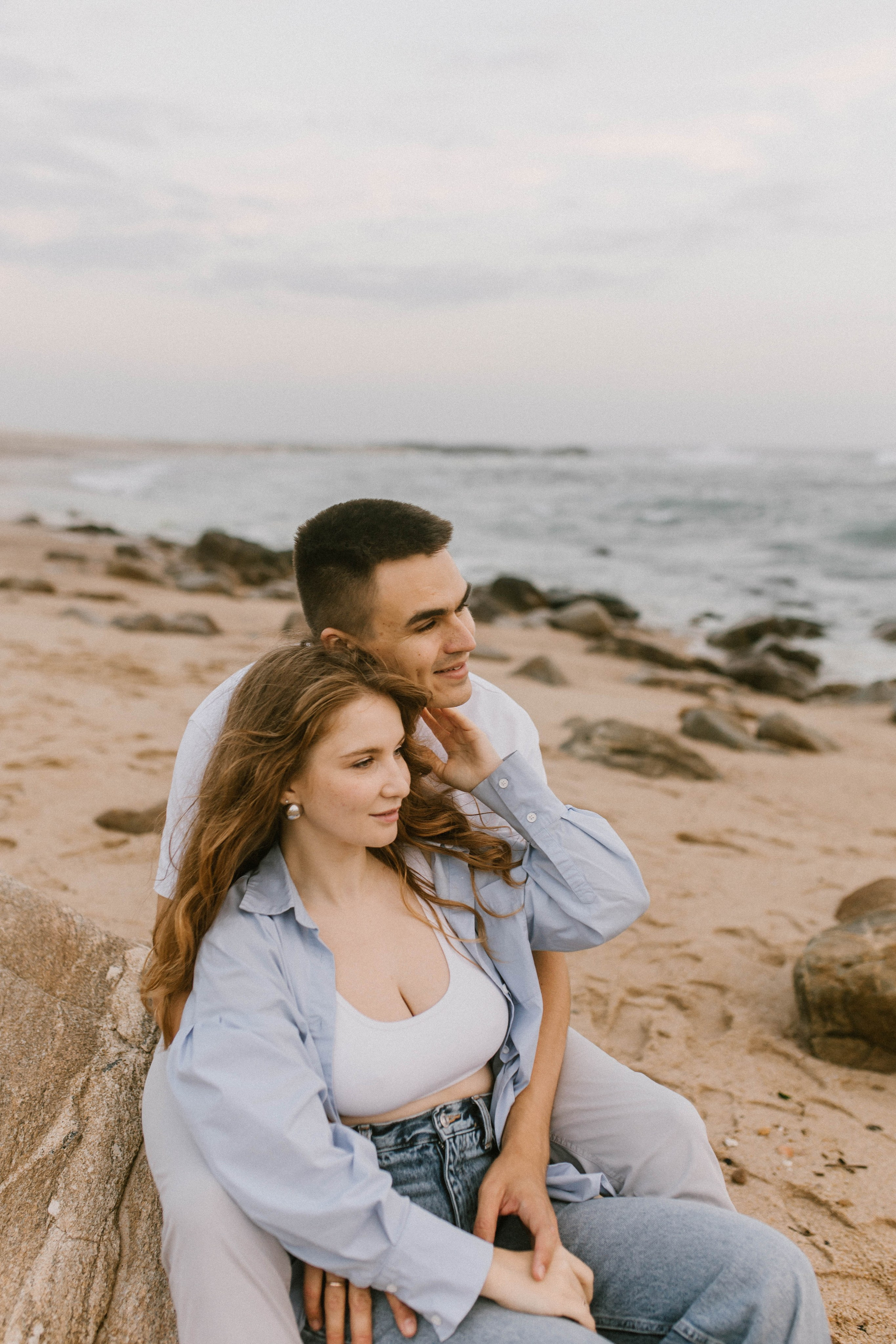 Anna on ocean. Wedding and family photographer OLGA KILVEIN