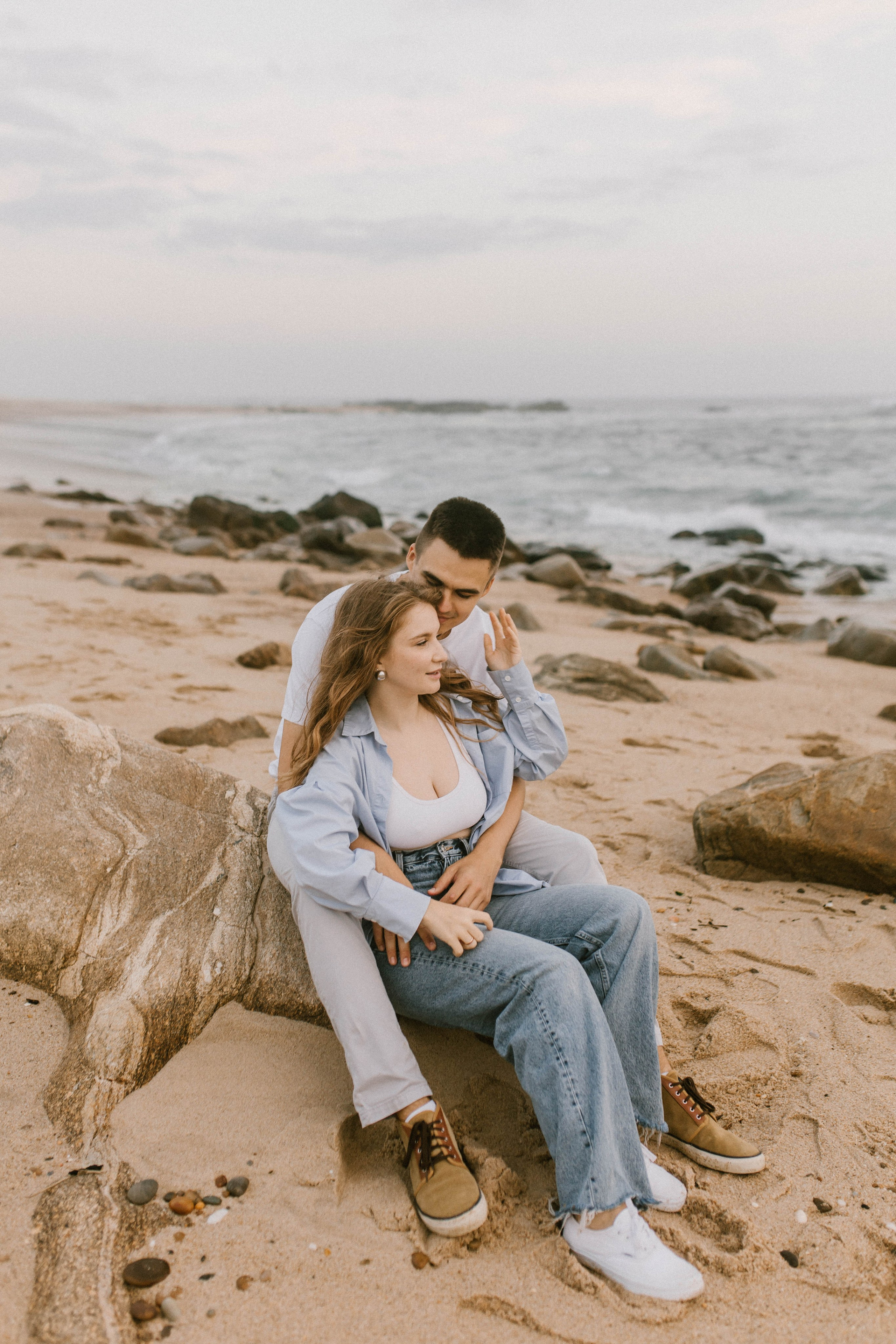 Anna on ocean. Wedding and family photographer OLGA KILVEIN