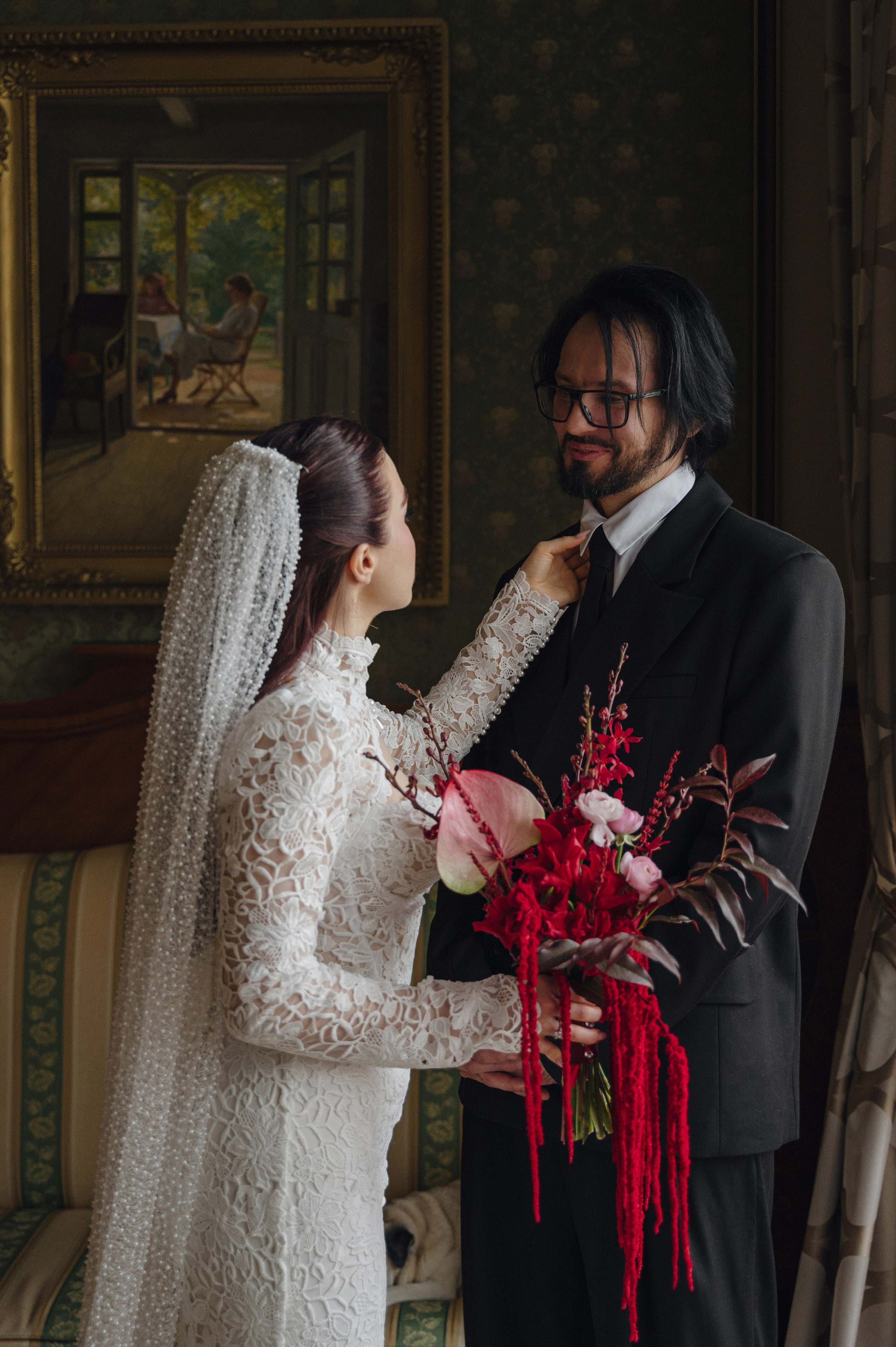 Денис и Анастасия. Метрополь и Особняк Спиридонова. Свадебный фотограф Москва и Санкт-Петербург. Анастасия Чудина