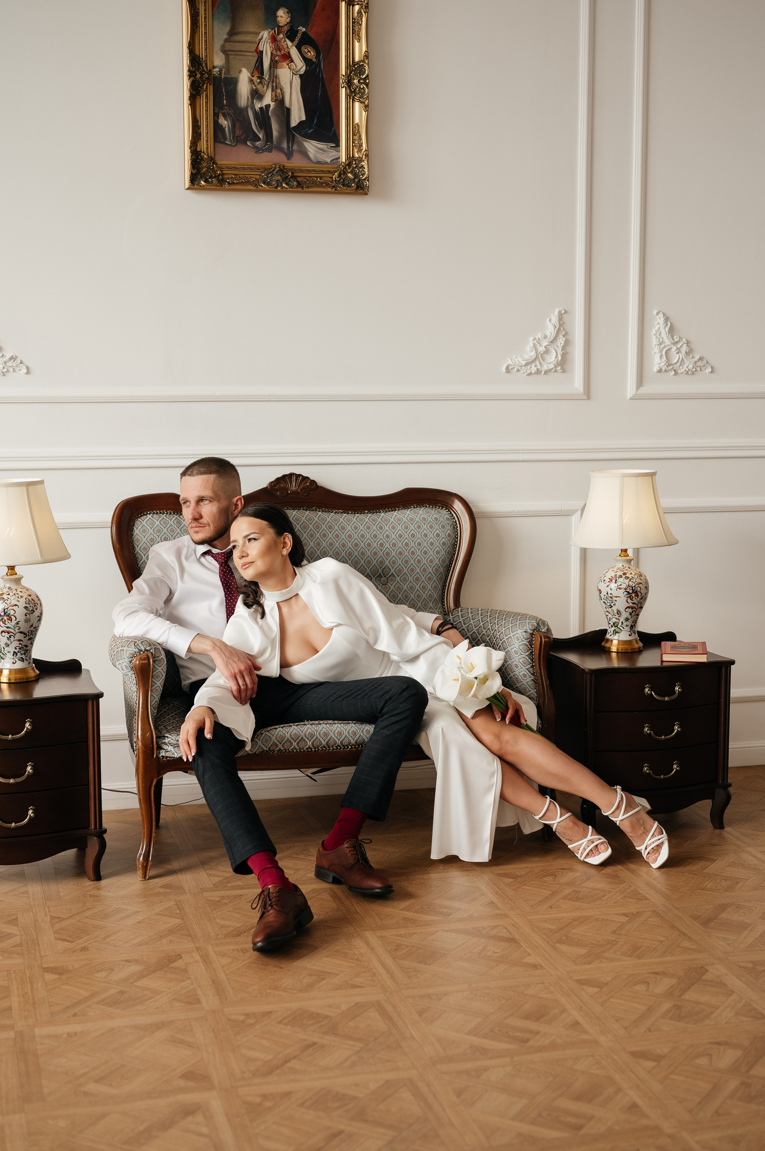 Свадебная фотосессия в студии. Свадебный и семейный фотограф в Краснодаре Алина Мельник