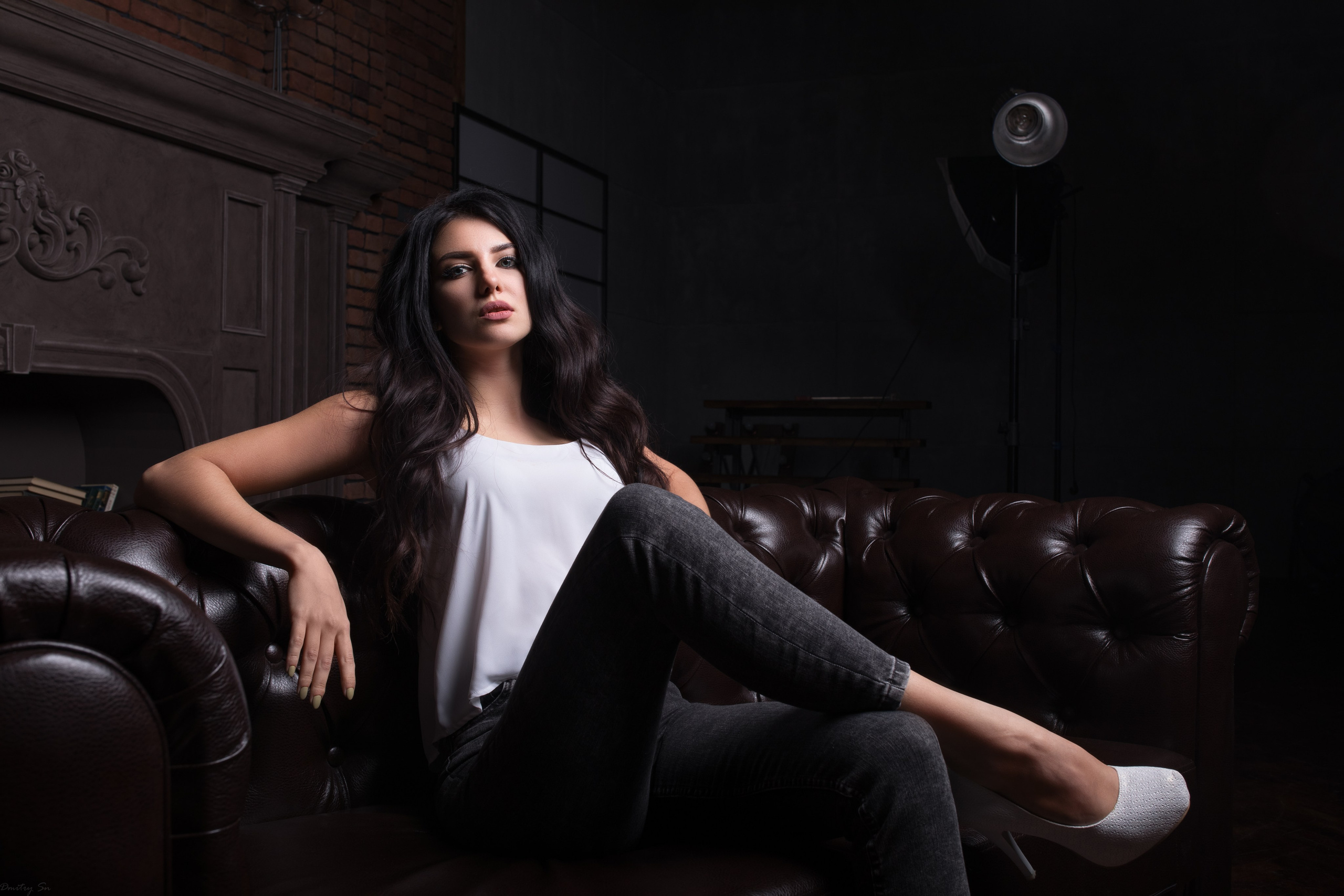 Фотосет с Кристиной в интерьерной студии для «себя»