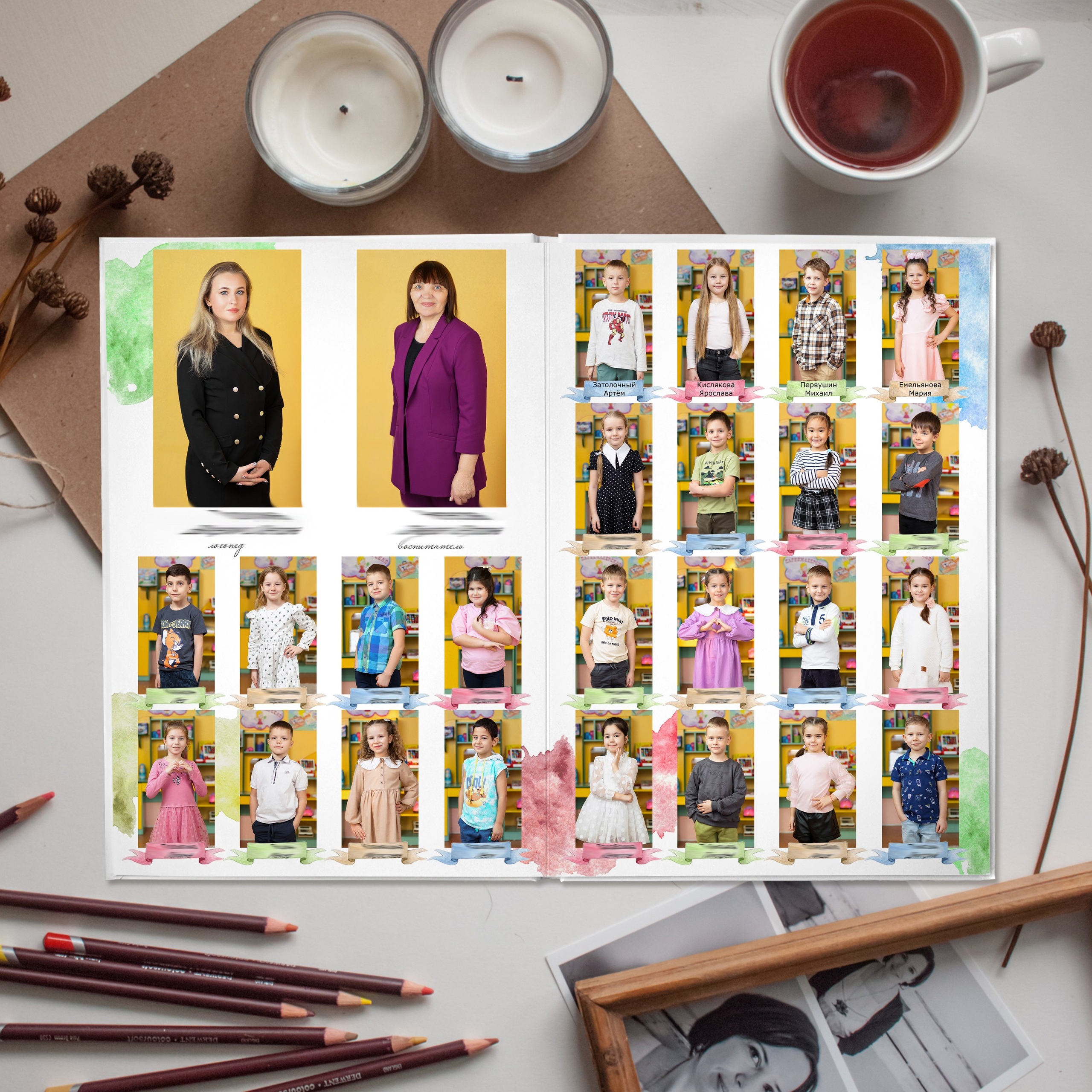 Примеры альбомов в Детский сад. Фотограф г. Москва Олеся Пантелеева