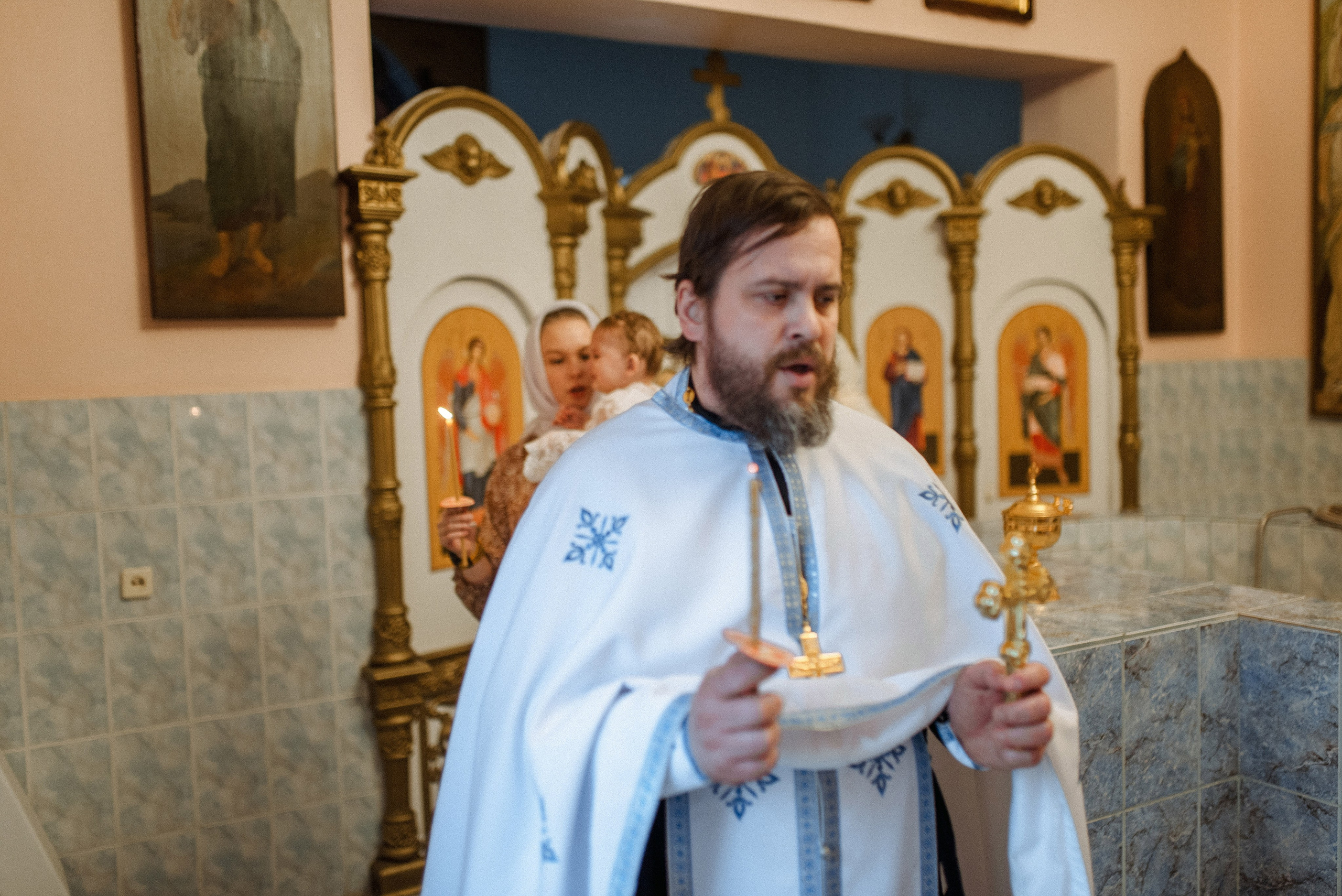 Крещение Евы. Семейный документальный фотограф в Волгограде Мариэта Додина