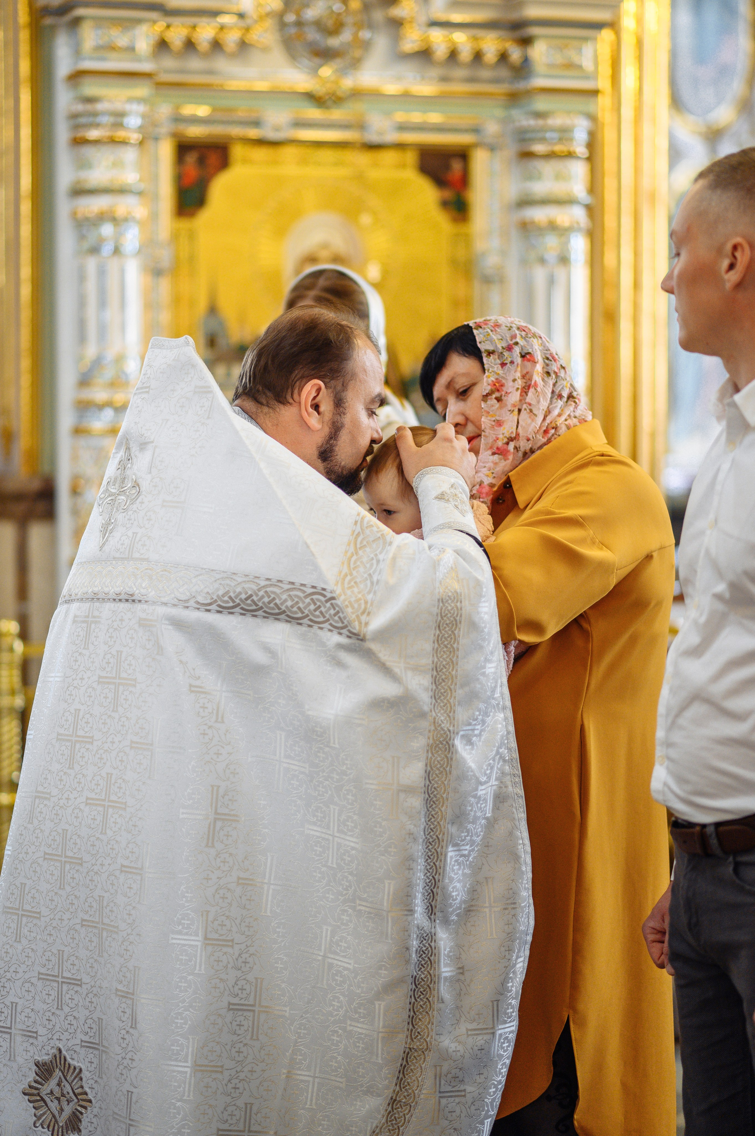 Крещение Насти. Церковь иконы Божией Матери. Большая Валяевка. Свадебный и семейный Фотограф в Пензе Татьяна Лапоногова