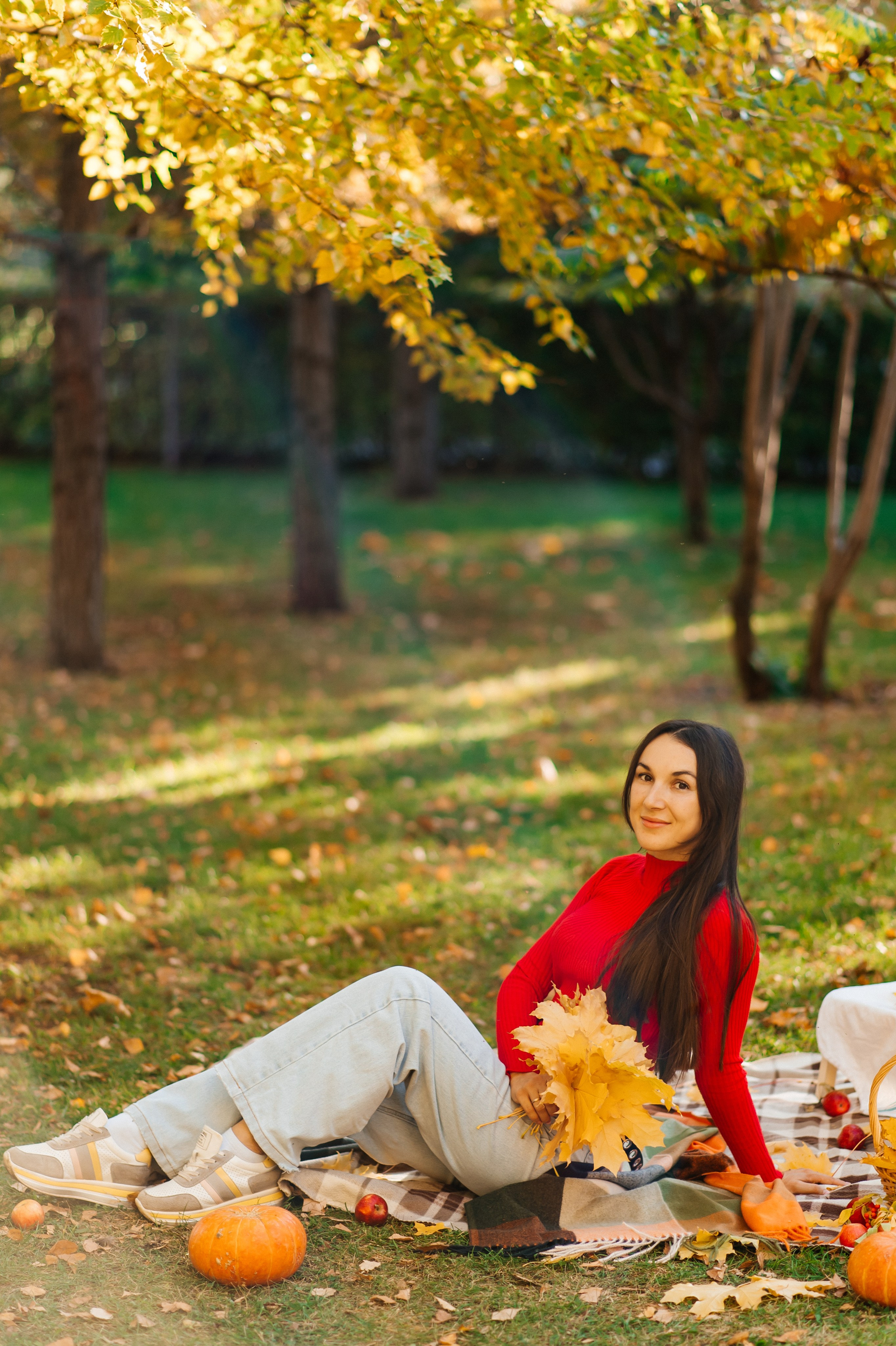 Осенью в парке. Семейный фотограф в Оренбурге Анна Рожкова