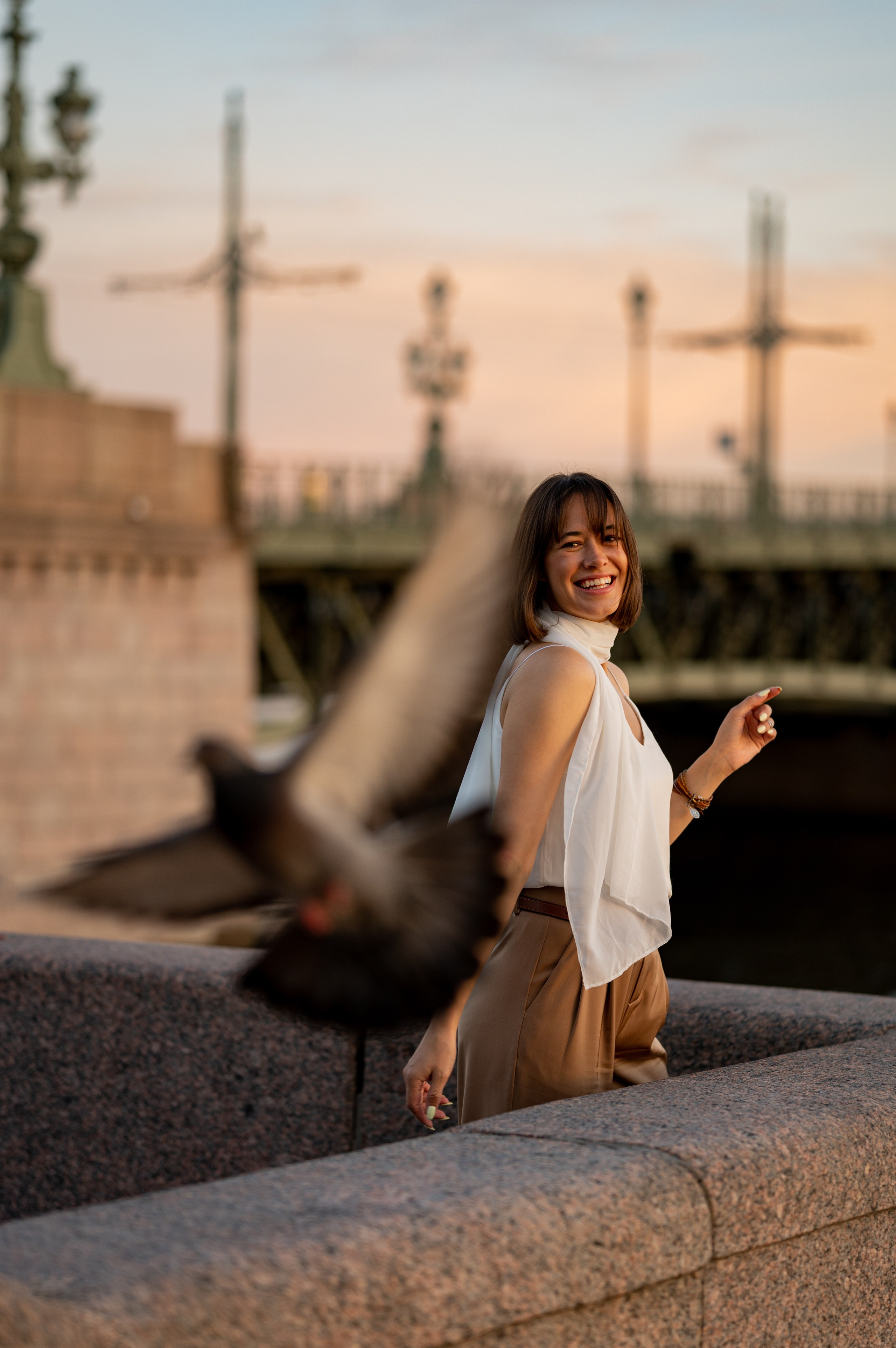 Лиза — Питер и рассвет. Photographer Yulia Lushnikova, Based in Valencia