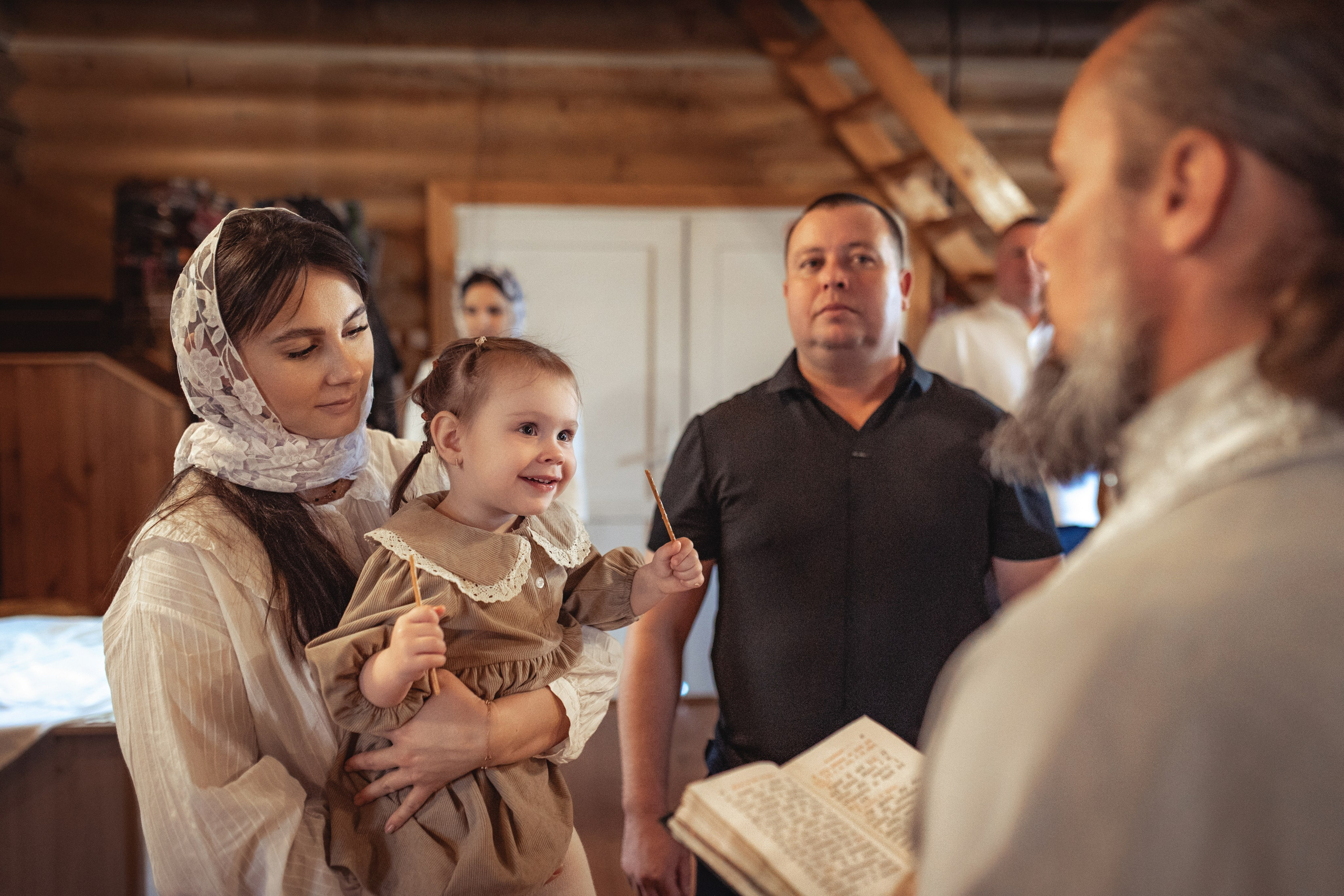 Таинство Крещения Мии. Храм Патриарха Тихона, х.Коржевский. Фотограф на Крещение и Венчание Краснодарский край — Гранкина Юлия