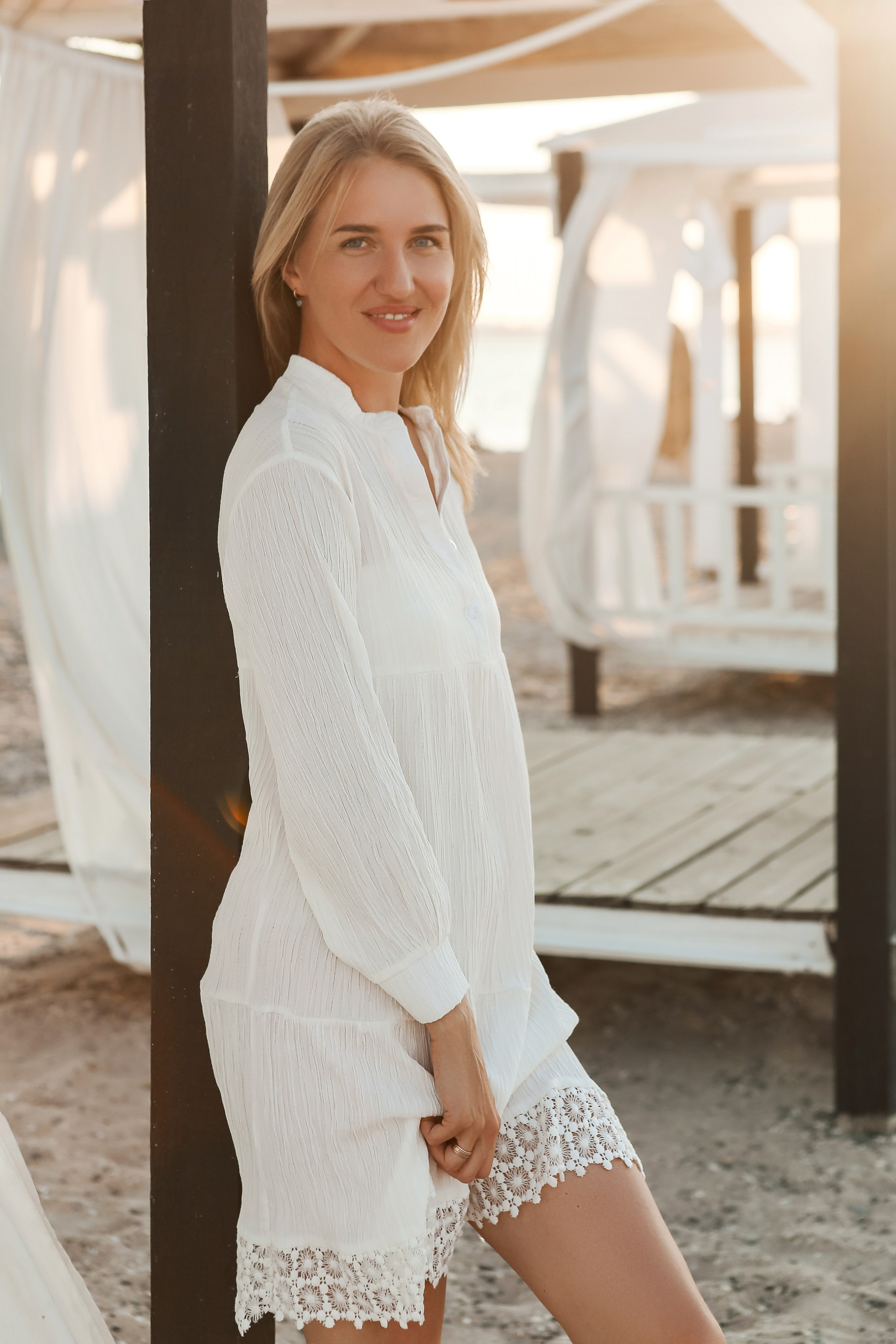 Семейная съемка у моря на закате в Евпатории. Фотограф в Краснодаре и в Евпатории Дарья Белоущенко