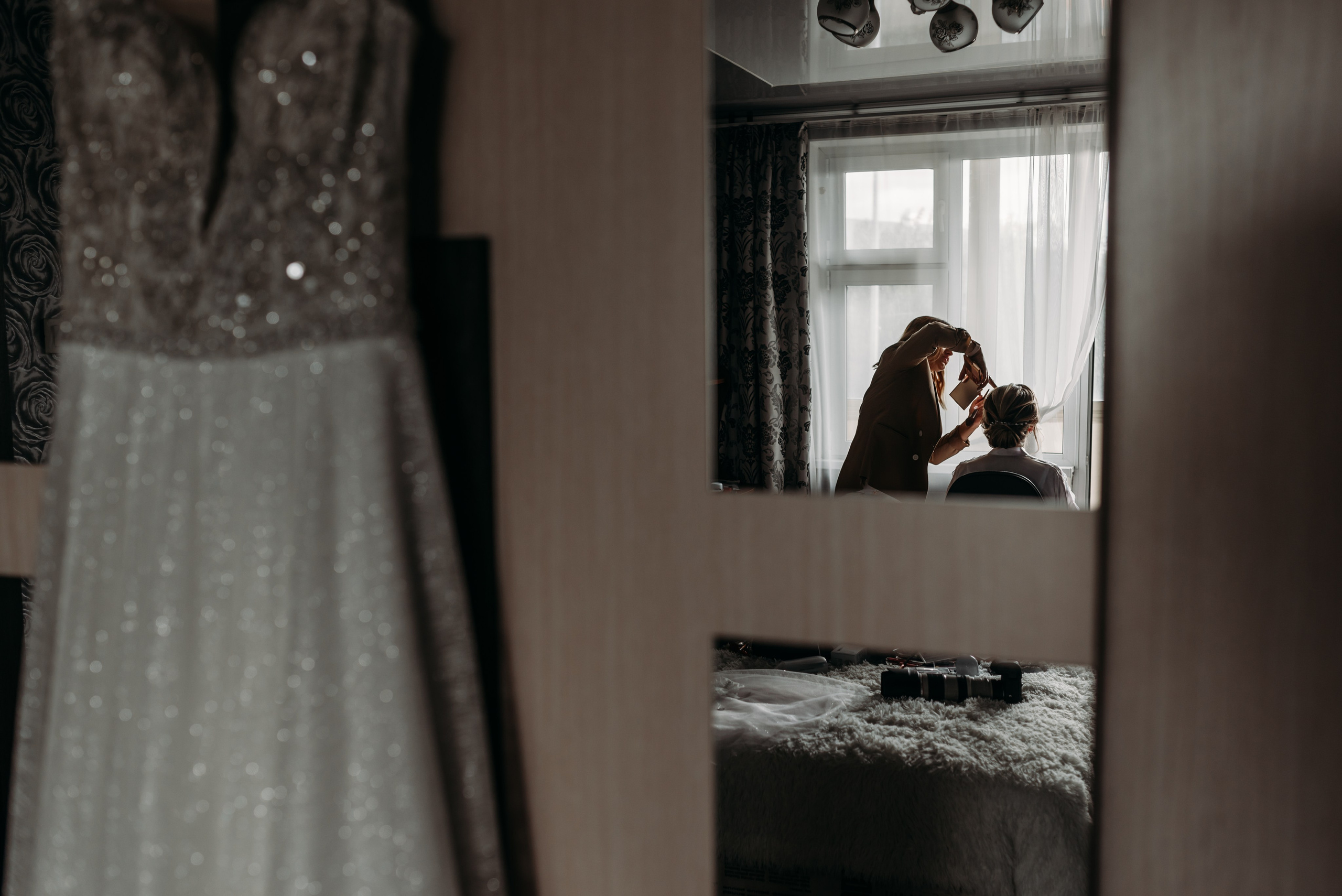 Сборы невесты. Свадебная съёмка в Москве