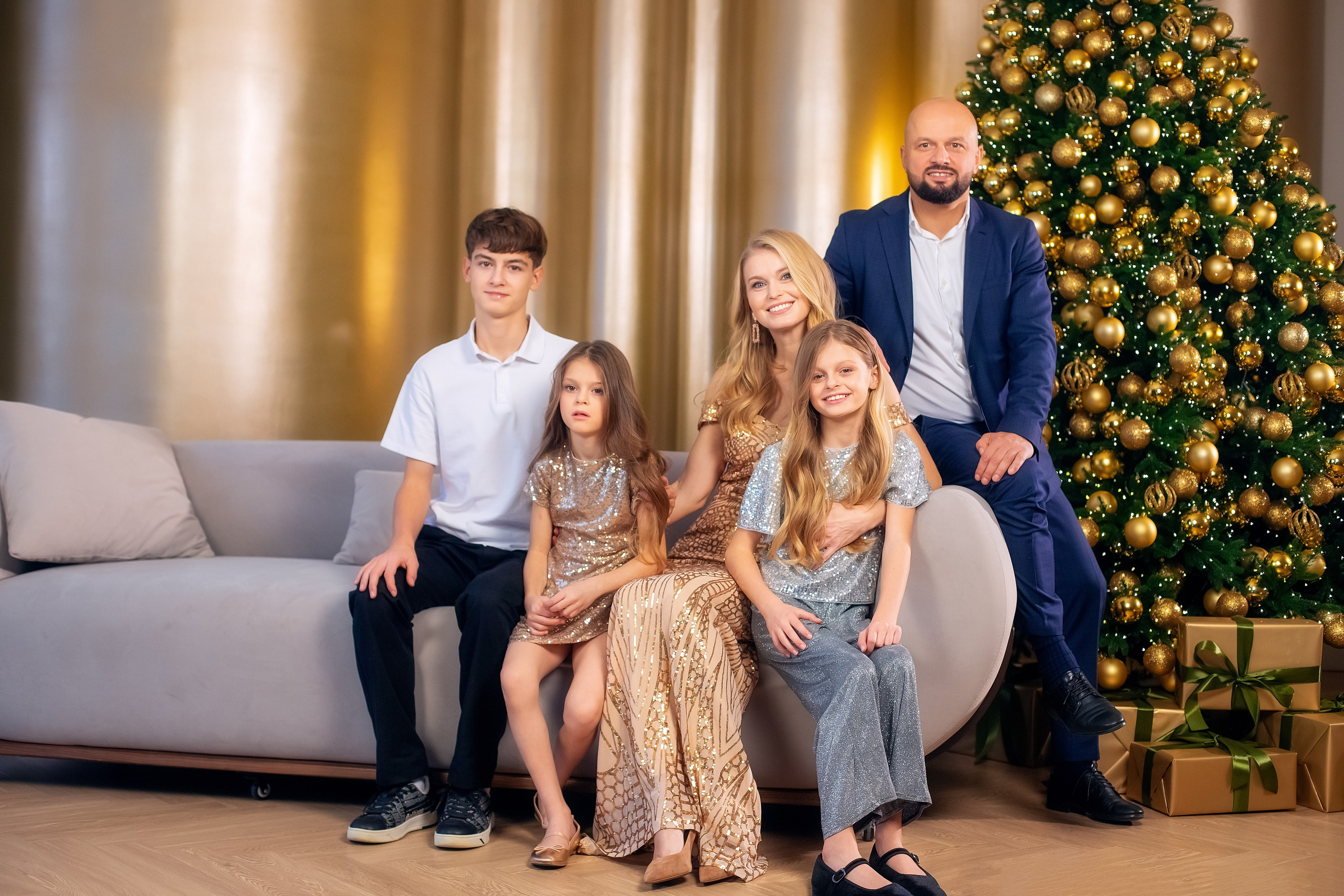 Новогодние съемки. Семейный и детский фотограф в Москве Наталья Арутюнова