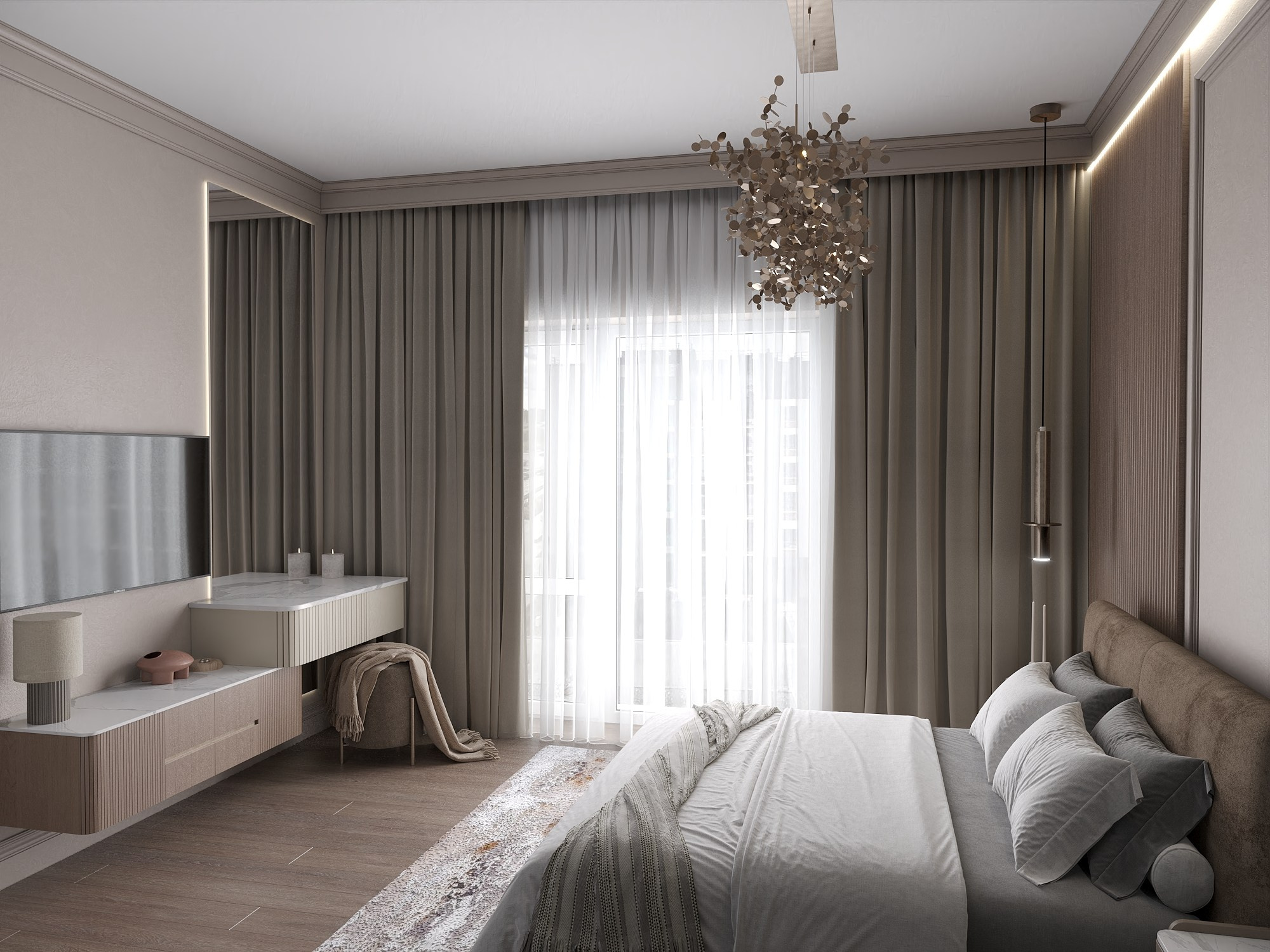 ЖК Хюгге 105 м². БК студия дизайна интерьера