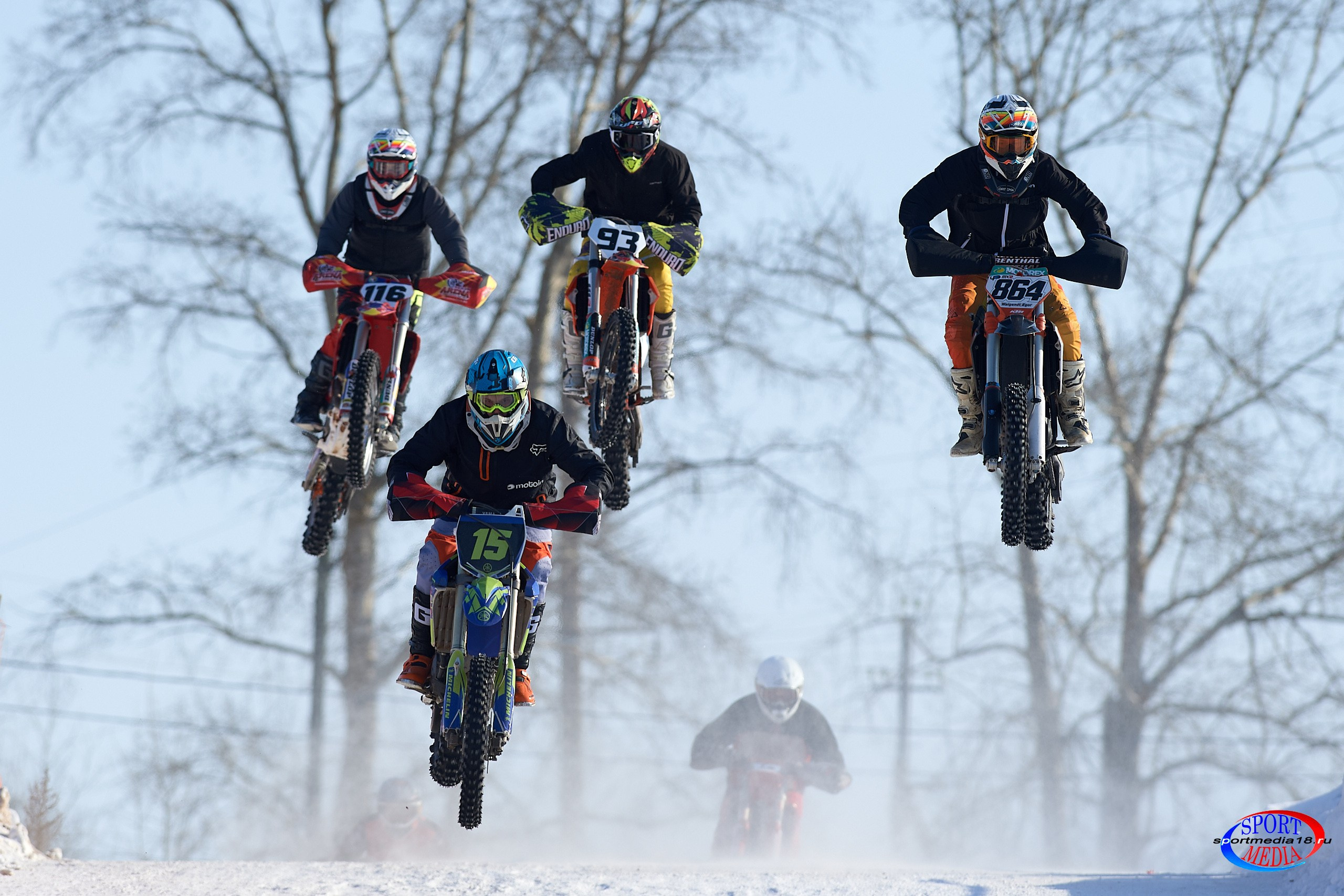 3 этап Кубка Удмуртской Республики по мотокроссу. Воткинск 23.02.2025. Спортивный репортажный фотограф в Ижевске Сергей Мерзляков