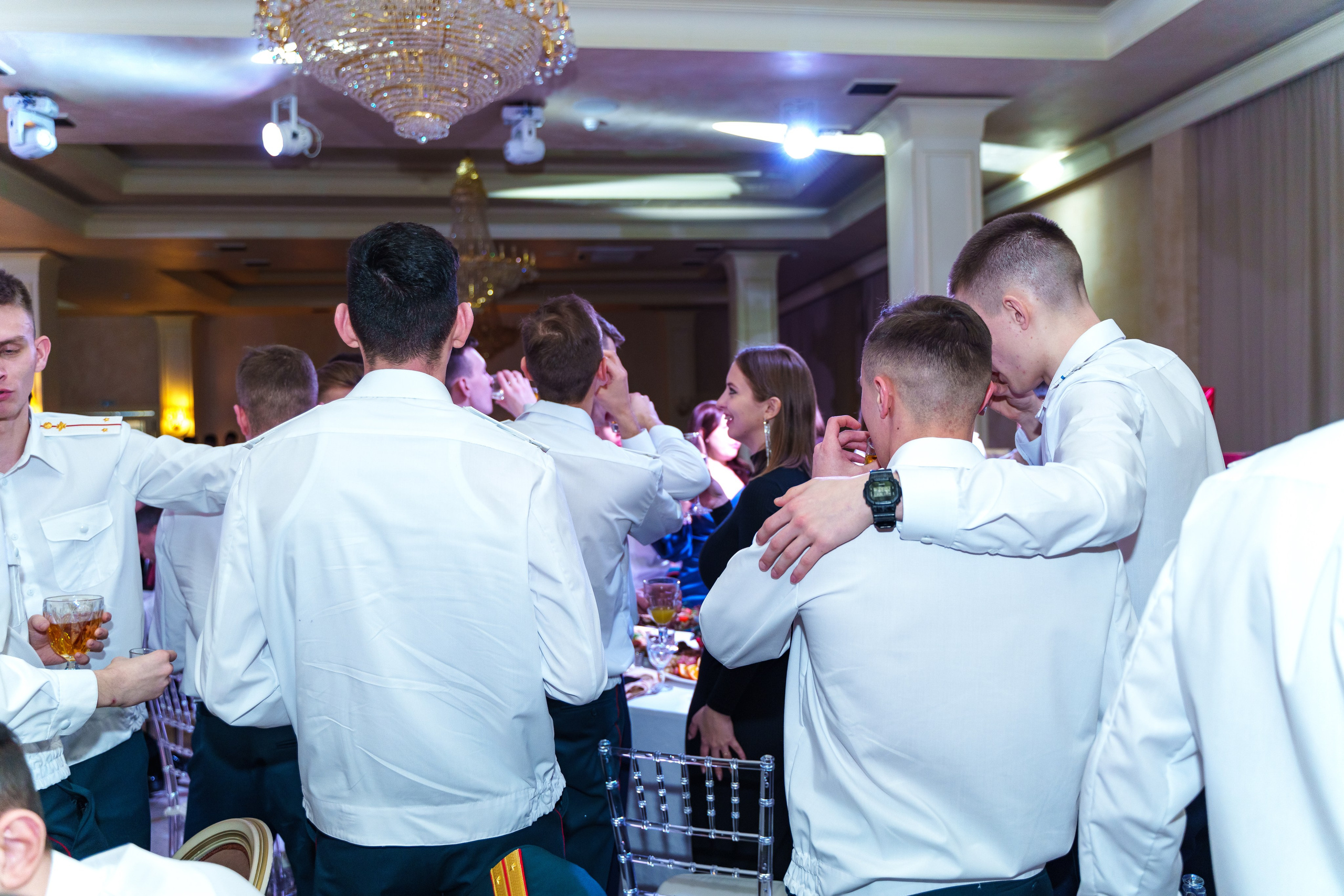 Фотосъемка выпуска военной академии и вручение дипломов