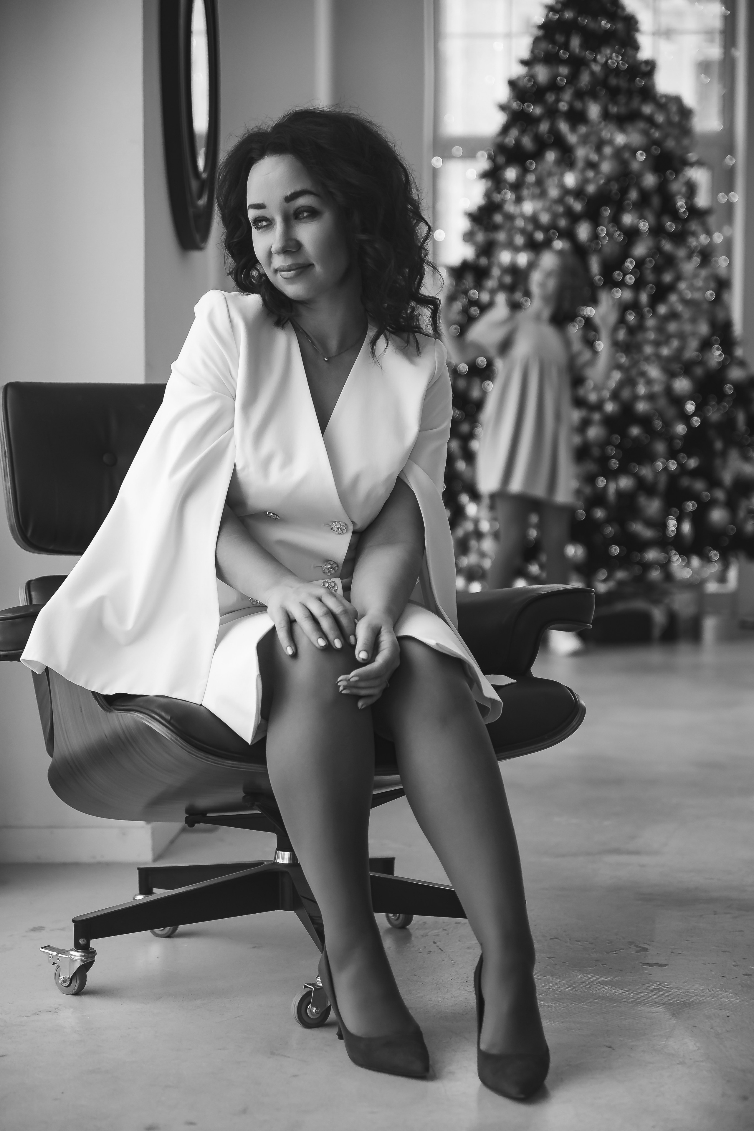 Мама и дочь_новогоднее настроение. Фотограф Воронеж, Новая Усмань Мария Бублик