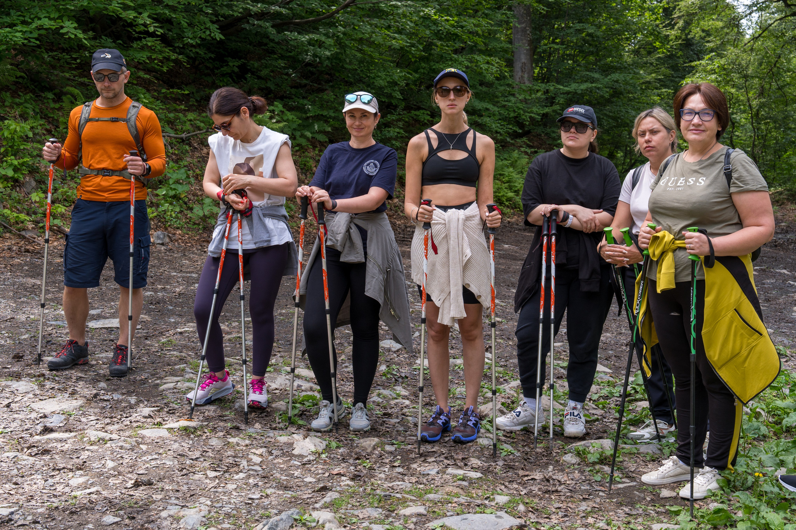 MICE мероприятие для компании «Доставка морем»: хайкинг к Ачипсинским водопадам. Репортажный фотограф в Красной Поляне и Сочи Павлюченко Екатерина