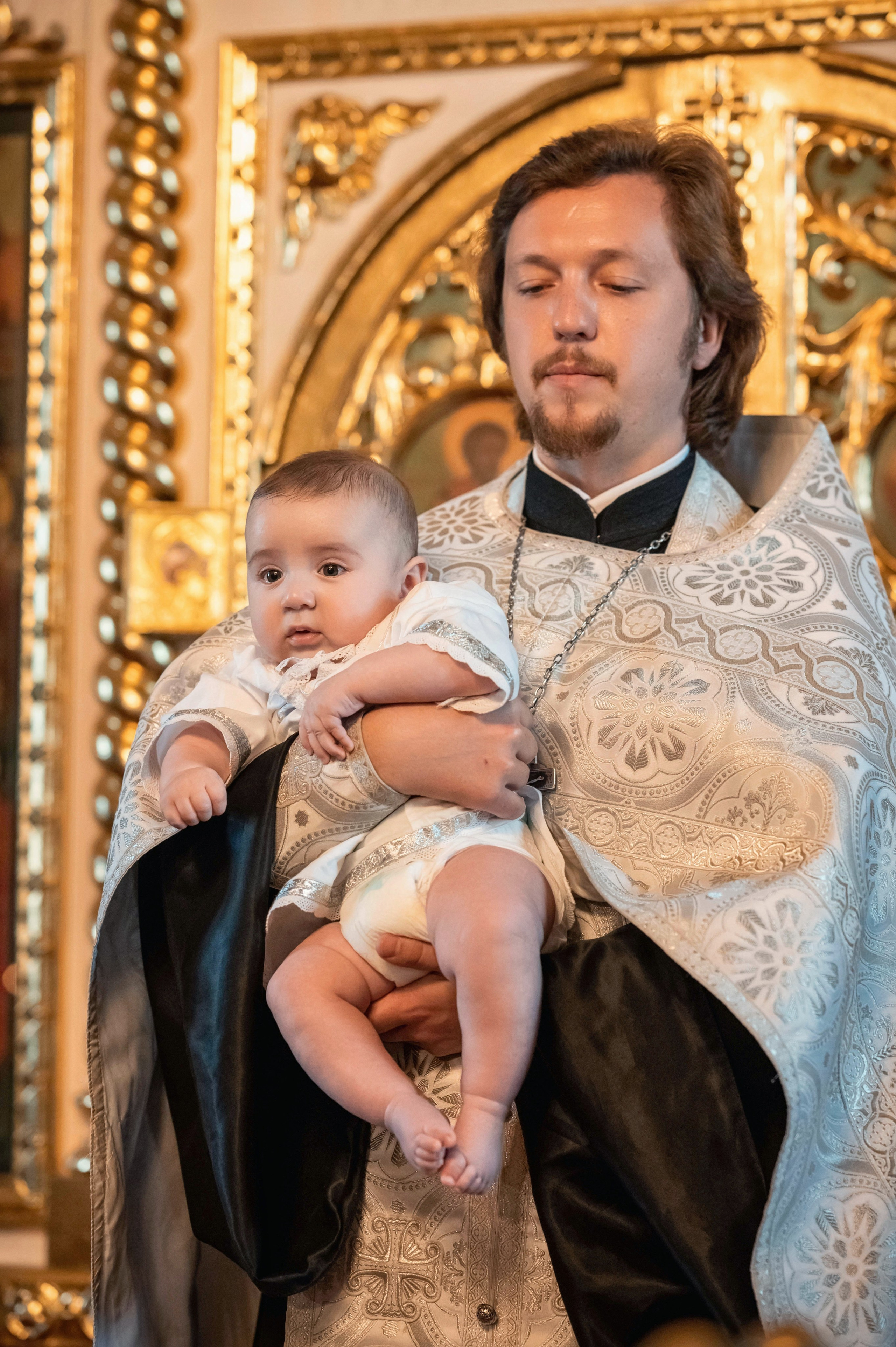 Крещение мл. Иоанна. Семейный фотограф в г. Воскресенск Наталия Молева