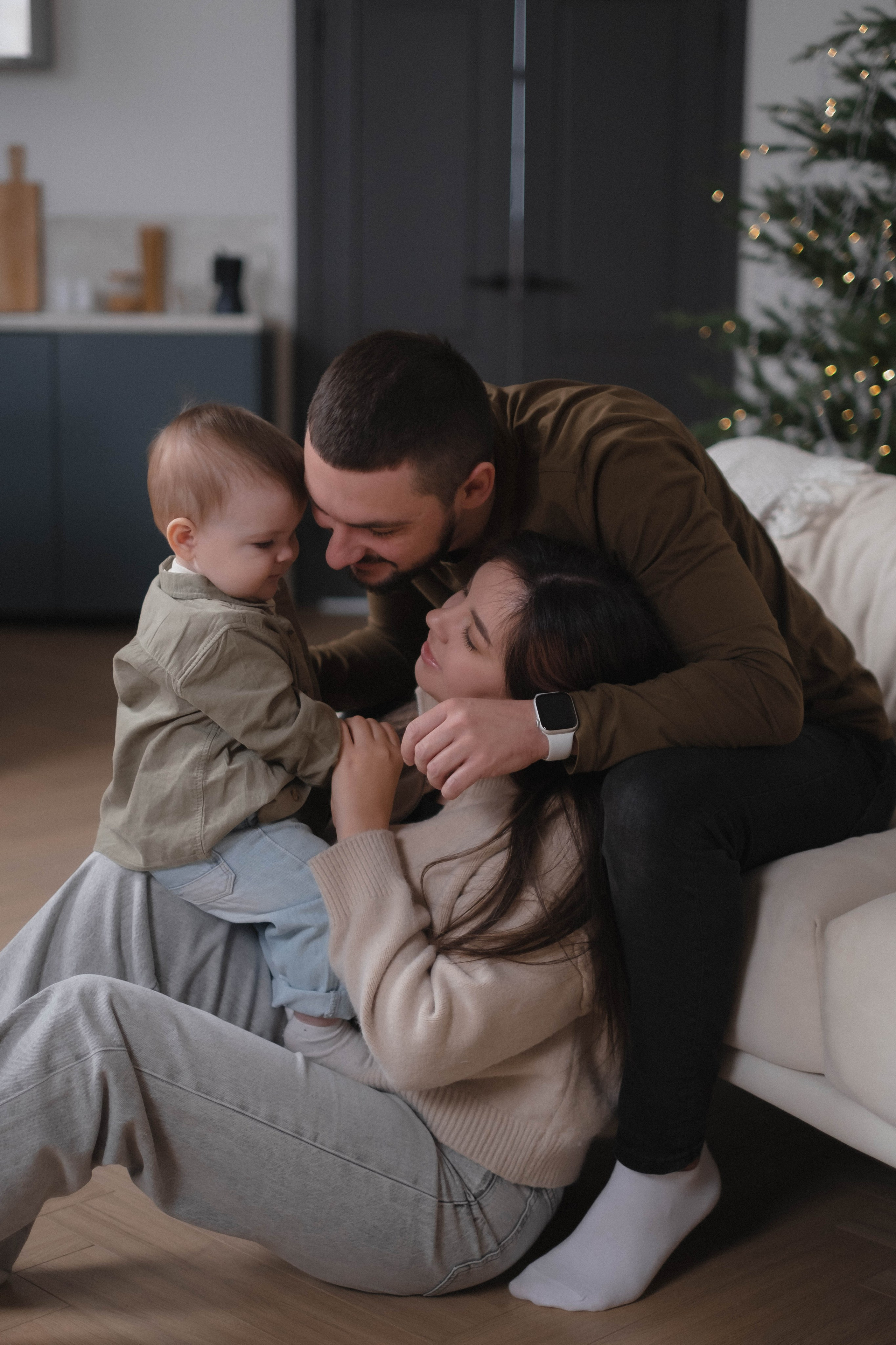 Лева + Леша + Александра новогодняя. Свадебный и семейный фотограф г. Волгоград Биленко Ангелина