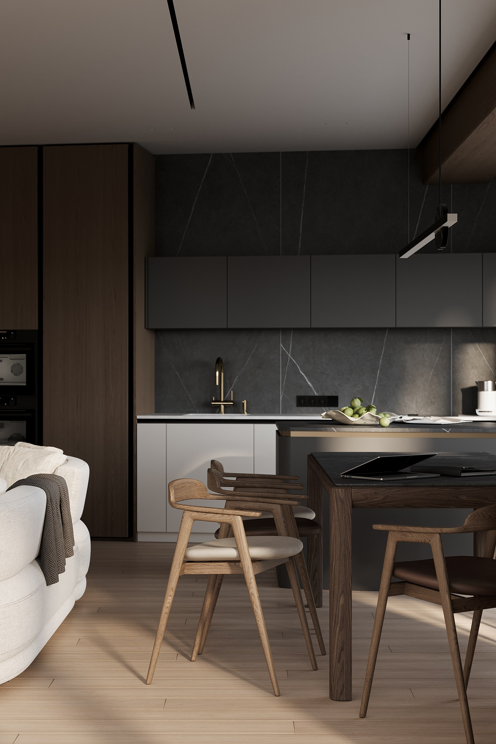 ЖК Sky House. Студия дизайна интерьера mono moon в Москве