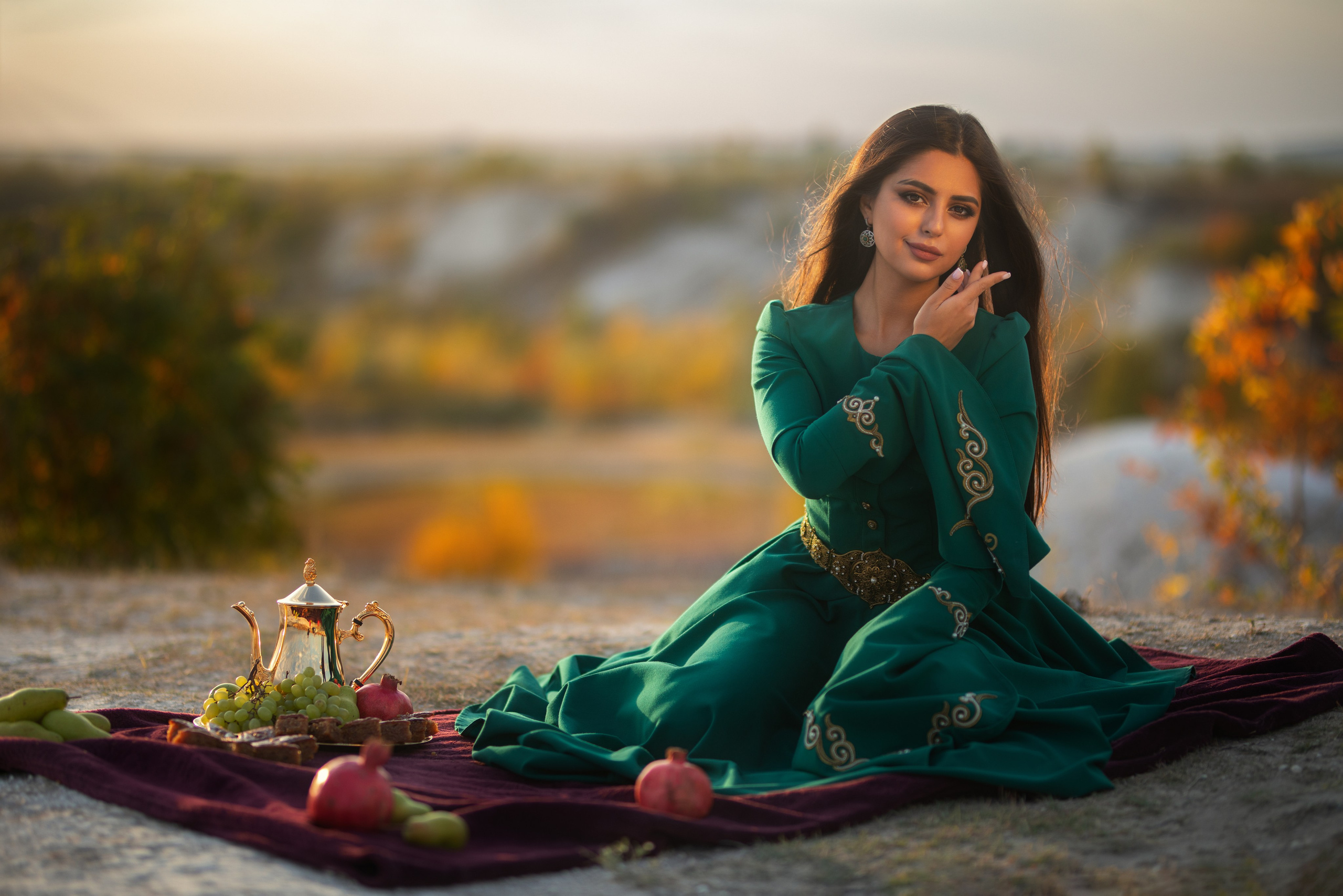 Вечерняя съемка с Джулией на природе в формате для «себя»