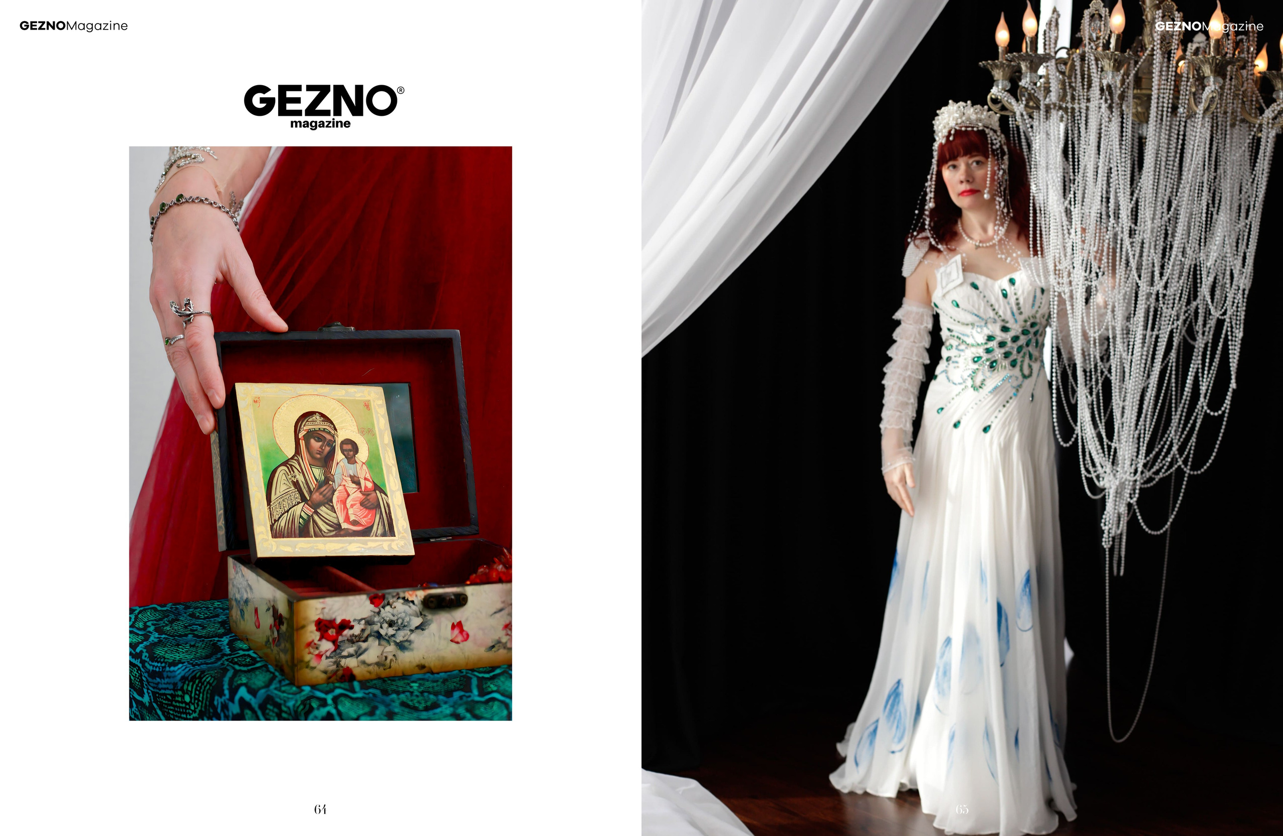 Model Gezno, Paris, France (magazine). Светлана Фатьянова