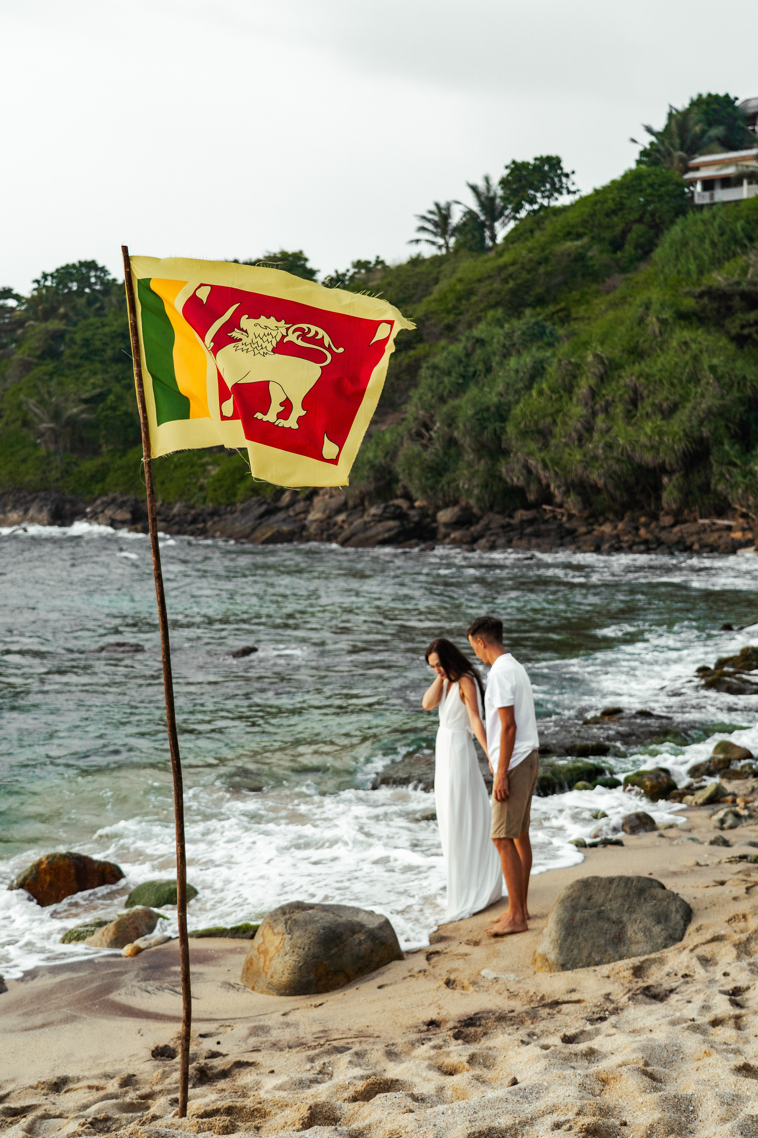 Just married photoshoot in Sri Lanka