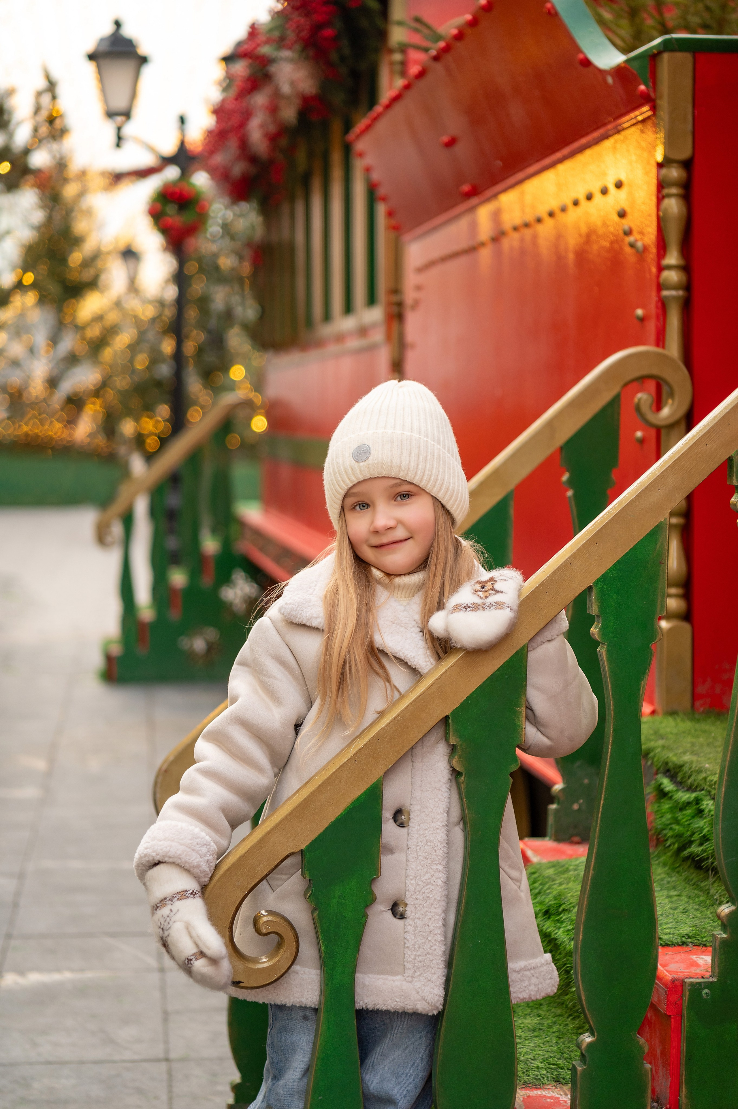 Новогодняя прогулка по Москве. Детский и семейный фотограф г. Москва Оксана Катаджи