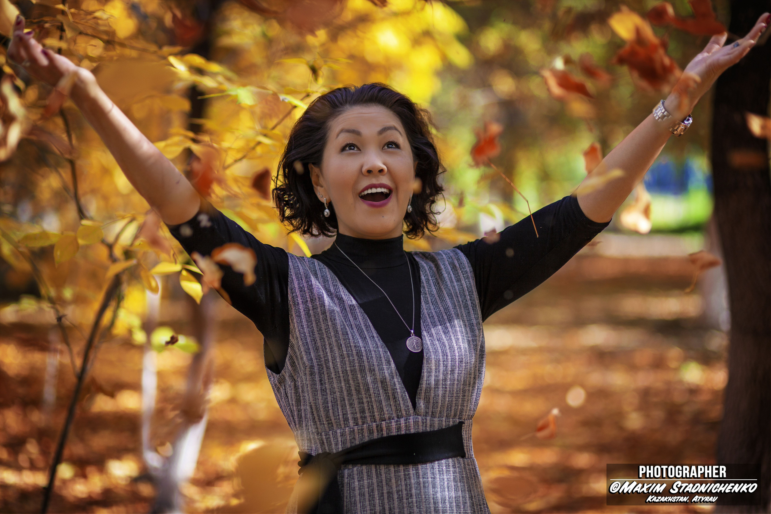 Фотосессия золотая осень. Фотограф в Атырау Максим Стадниченко