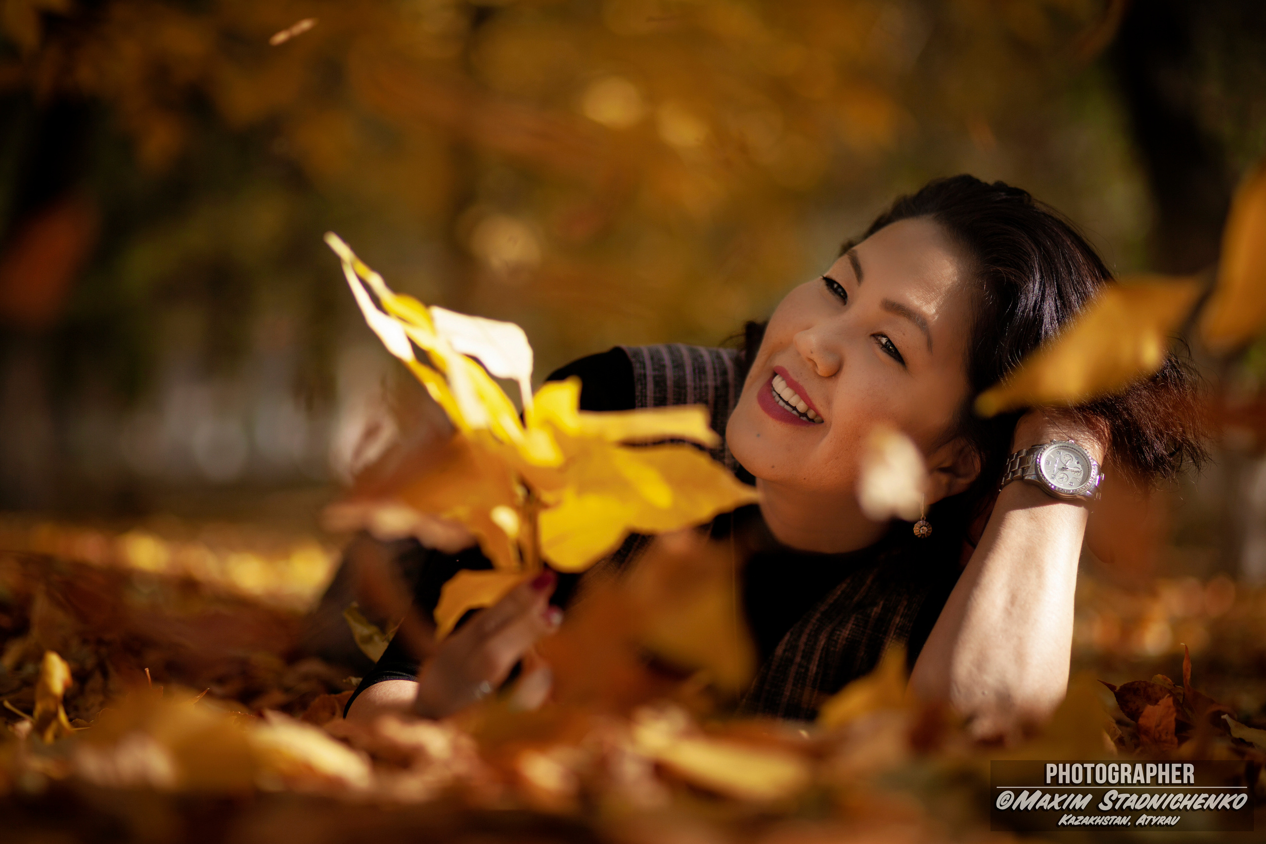 Фотосессия золотая осень. Фотограф в Атырау Максим Стадниченко