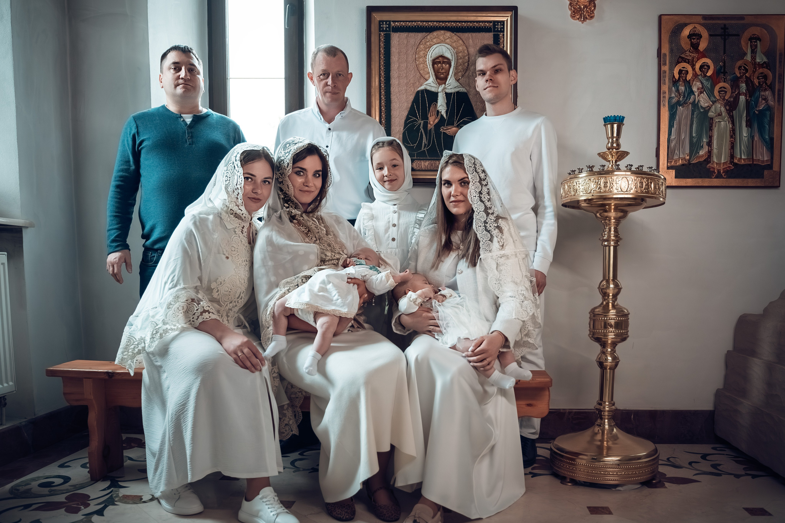 Крещение Александра и Варвары