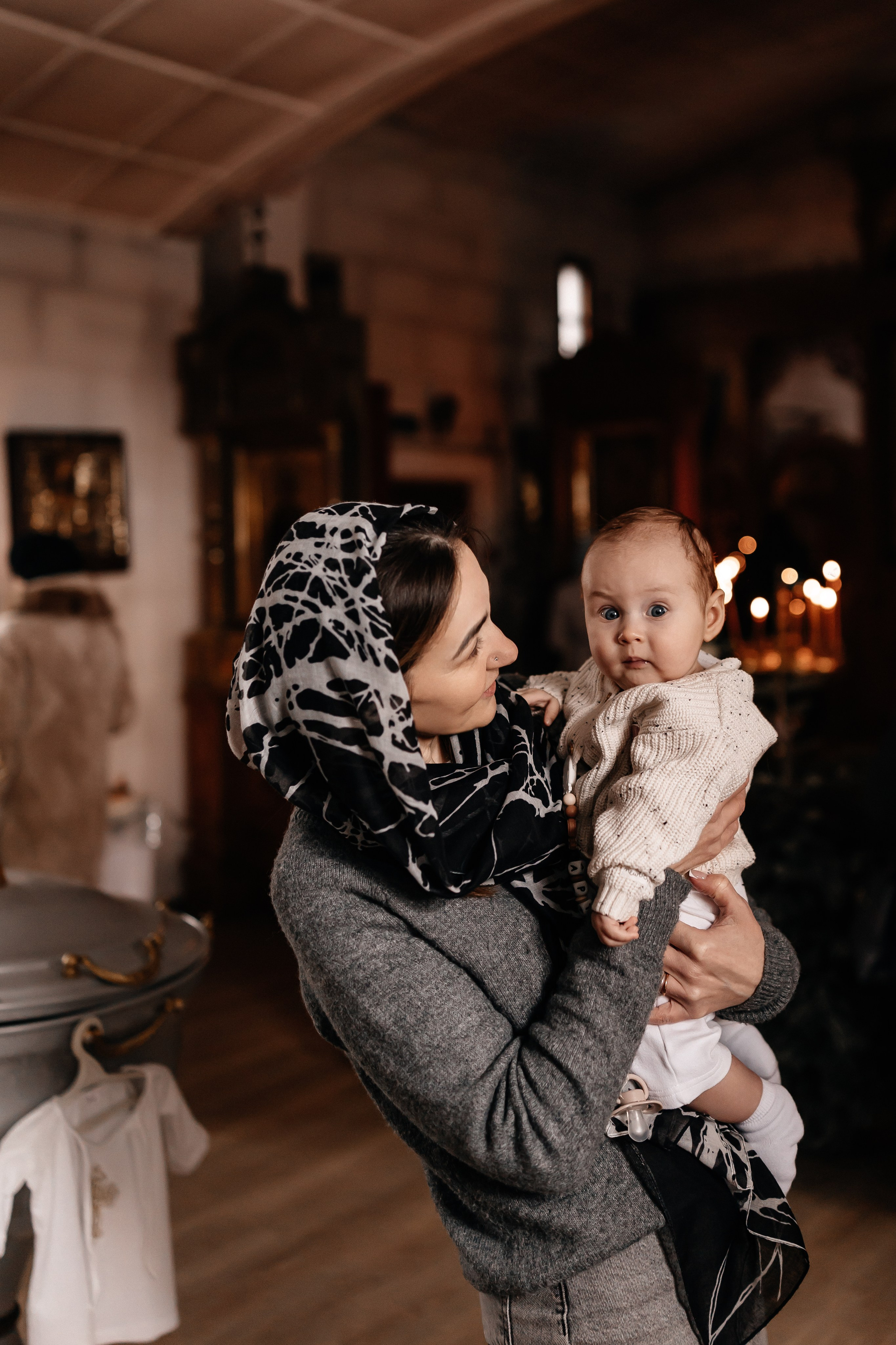 Крещение Артема. Семейный фотограф Минск Усова Ольга