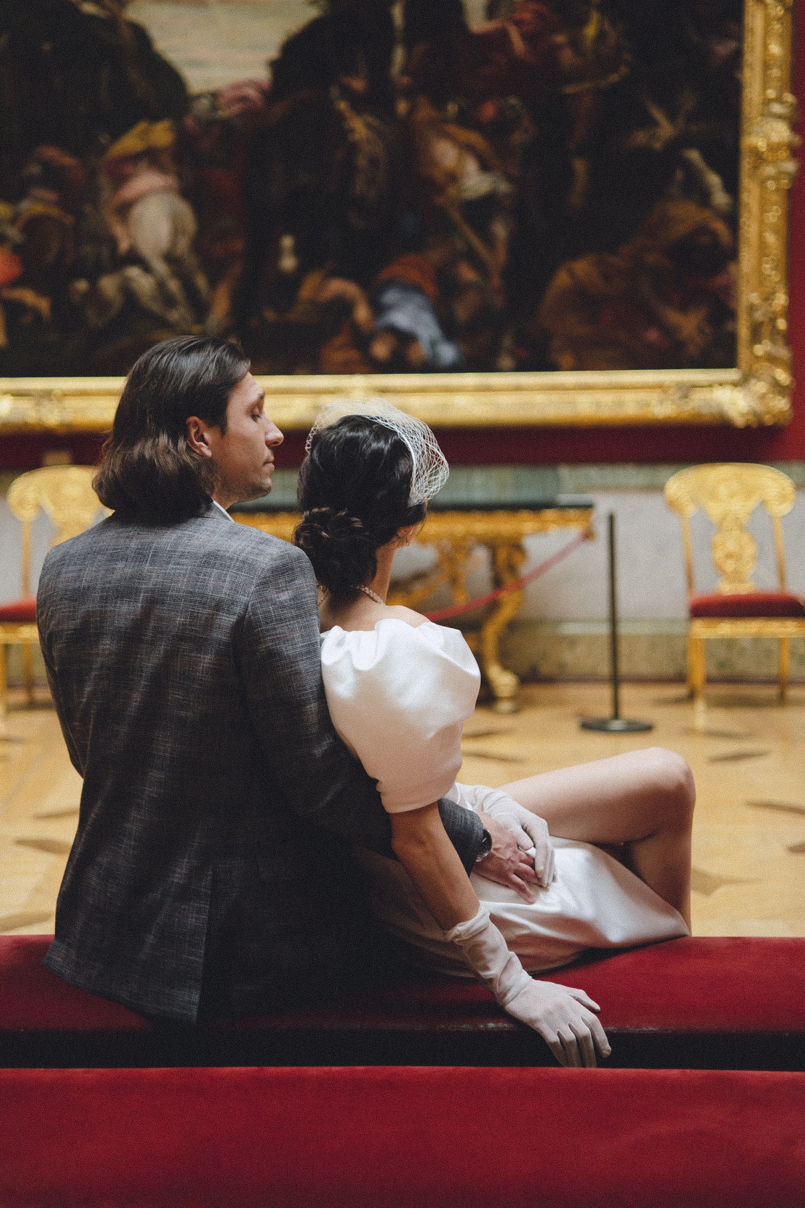 Свадебная съемка в Эрмитаже. Фотограф в Санкт-Петербурге Осокина Елизавета